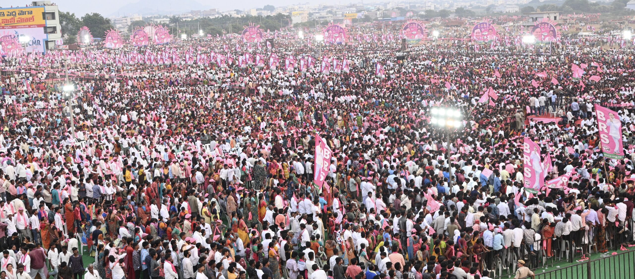 Brs Party President Kcr Participating In Praja Ashirvada Sabha At Devarakonda