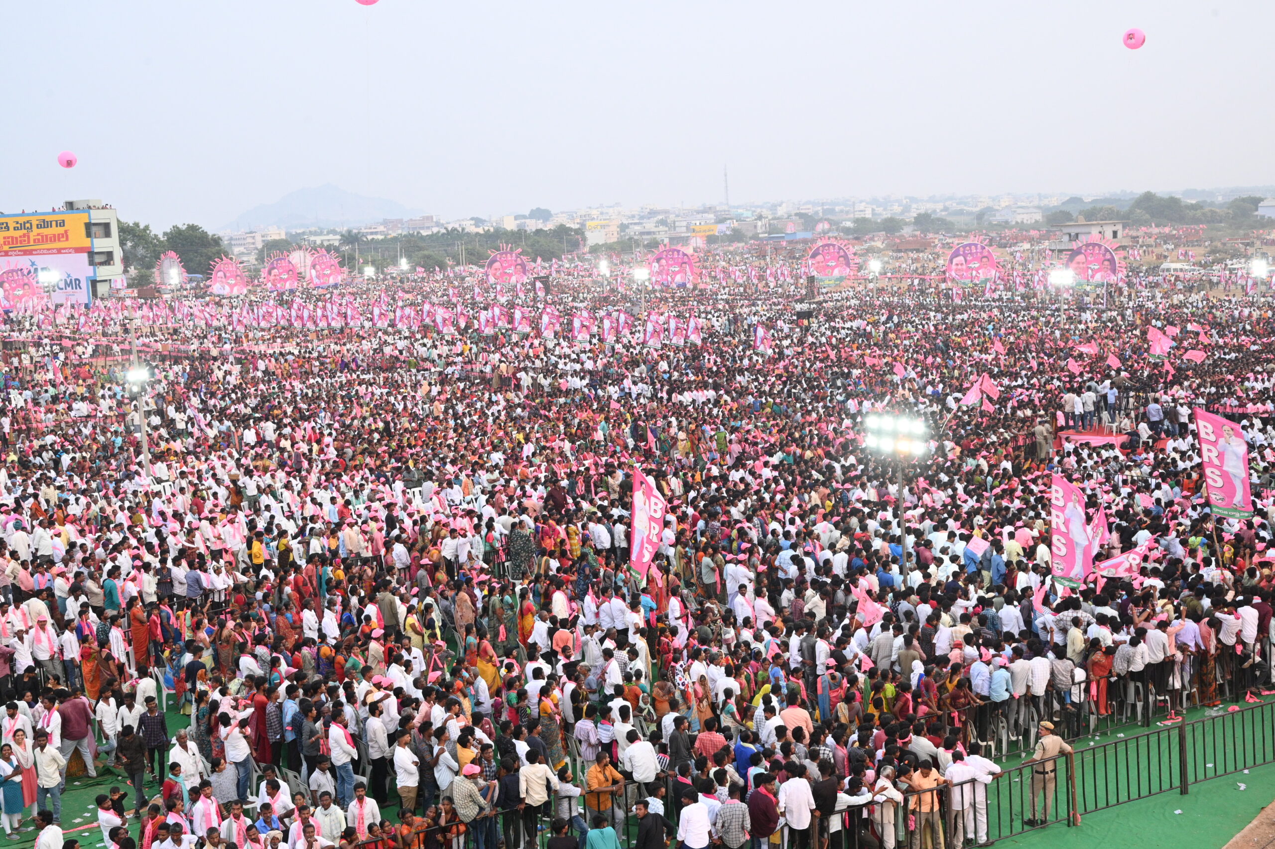 Brs Party President Kcr Participating In Praja Ashirvada Sabha At Devarakonda