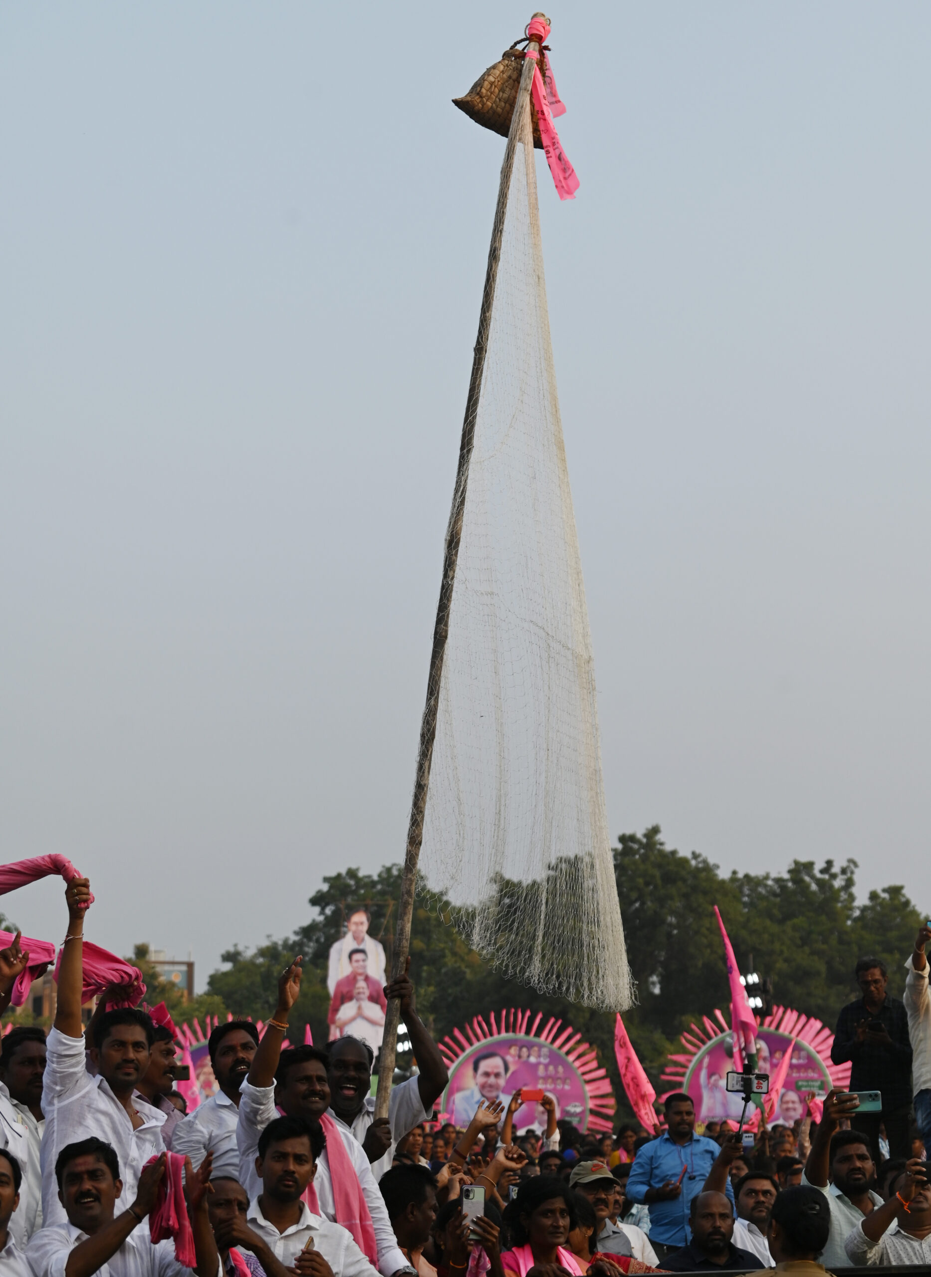 Brs Party President Kcr Participating In Praja Ashirvada Sabha At Dharmapuri