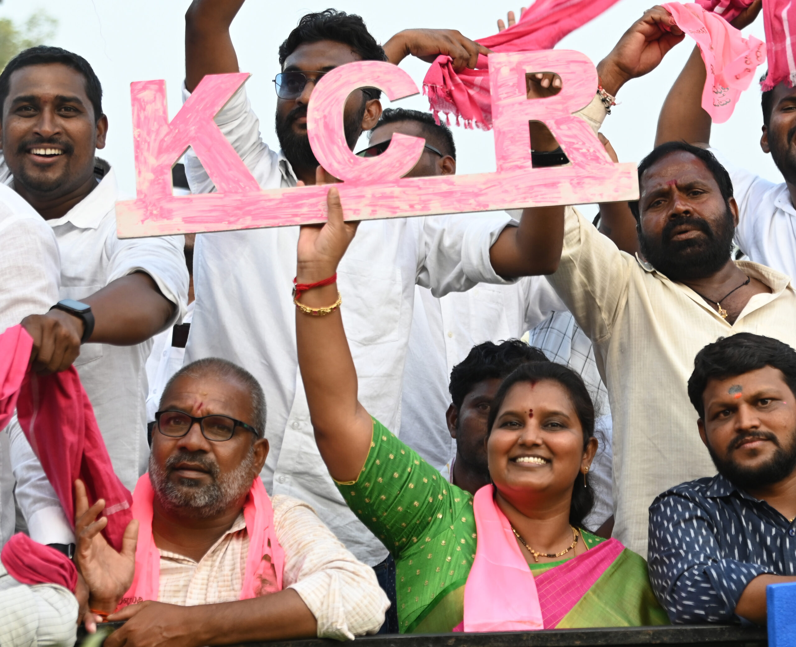 Brs Party President Kcr Participating In Praja Ashirvada Sabha At Dharmapuri