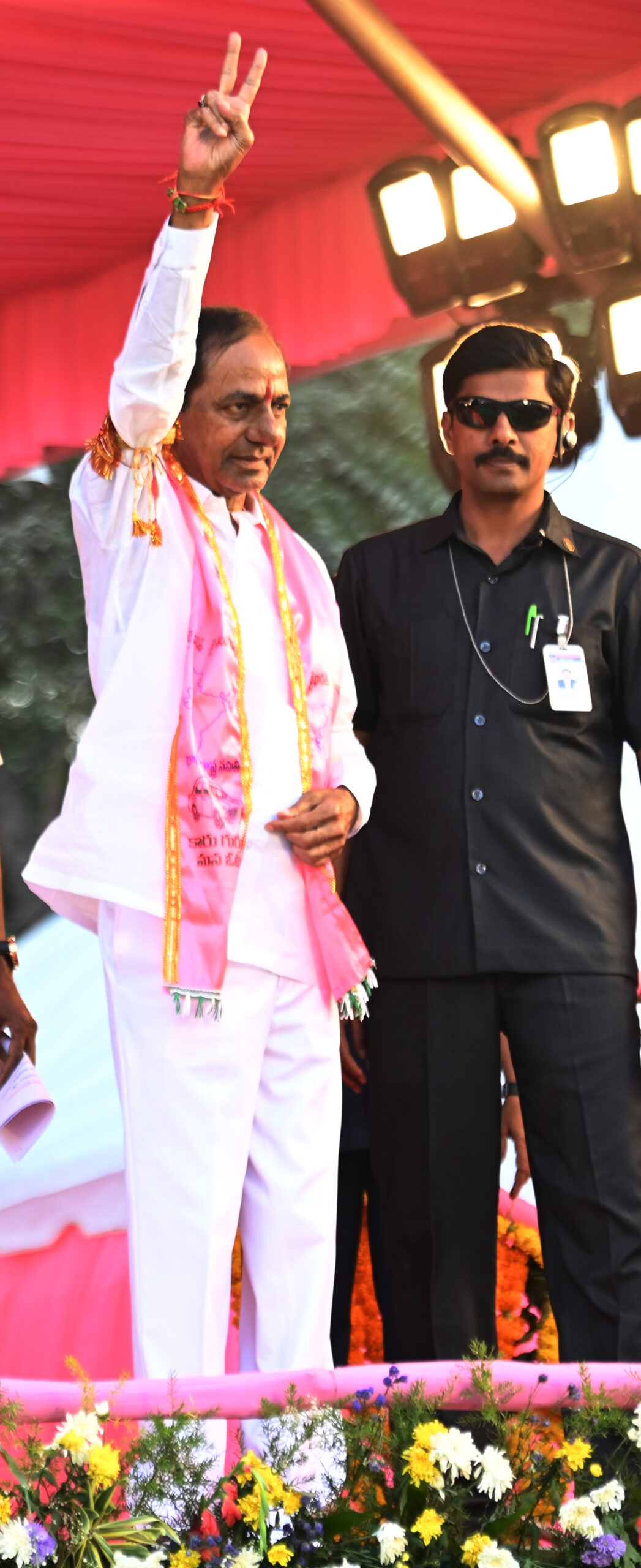 Brs Party President Kcr Participating In Praja Ashirvada Sabha At Dharmapuri