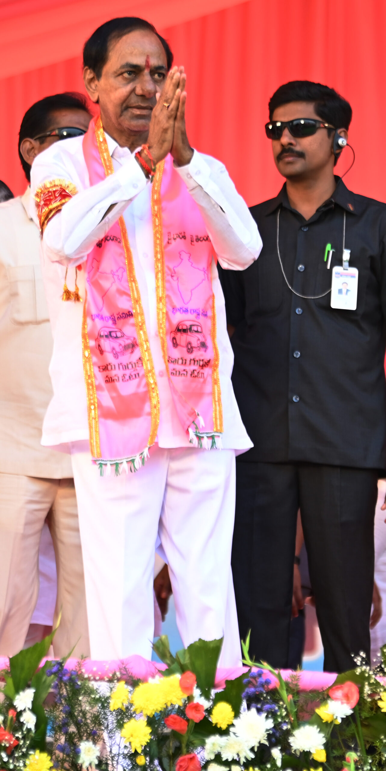 Brs Party President Kcr Participating In Praja Ashirvada Sabha At Dharmapuri