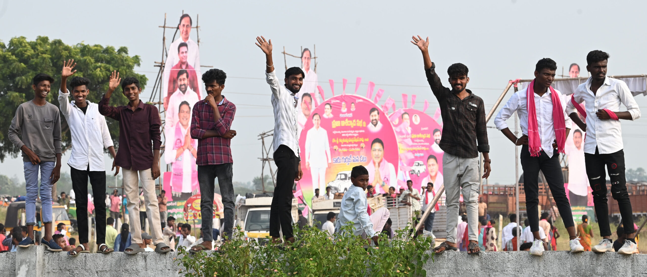Brs Party President Kcr Participating In Praja Ashirvada Sabha At Huzurnagar