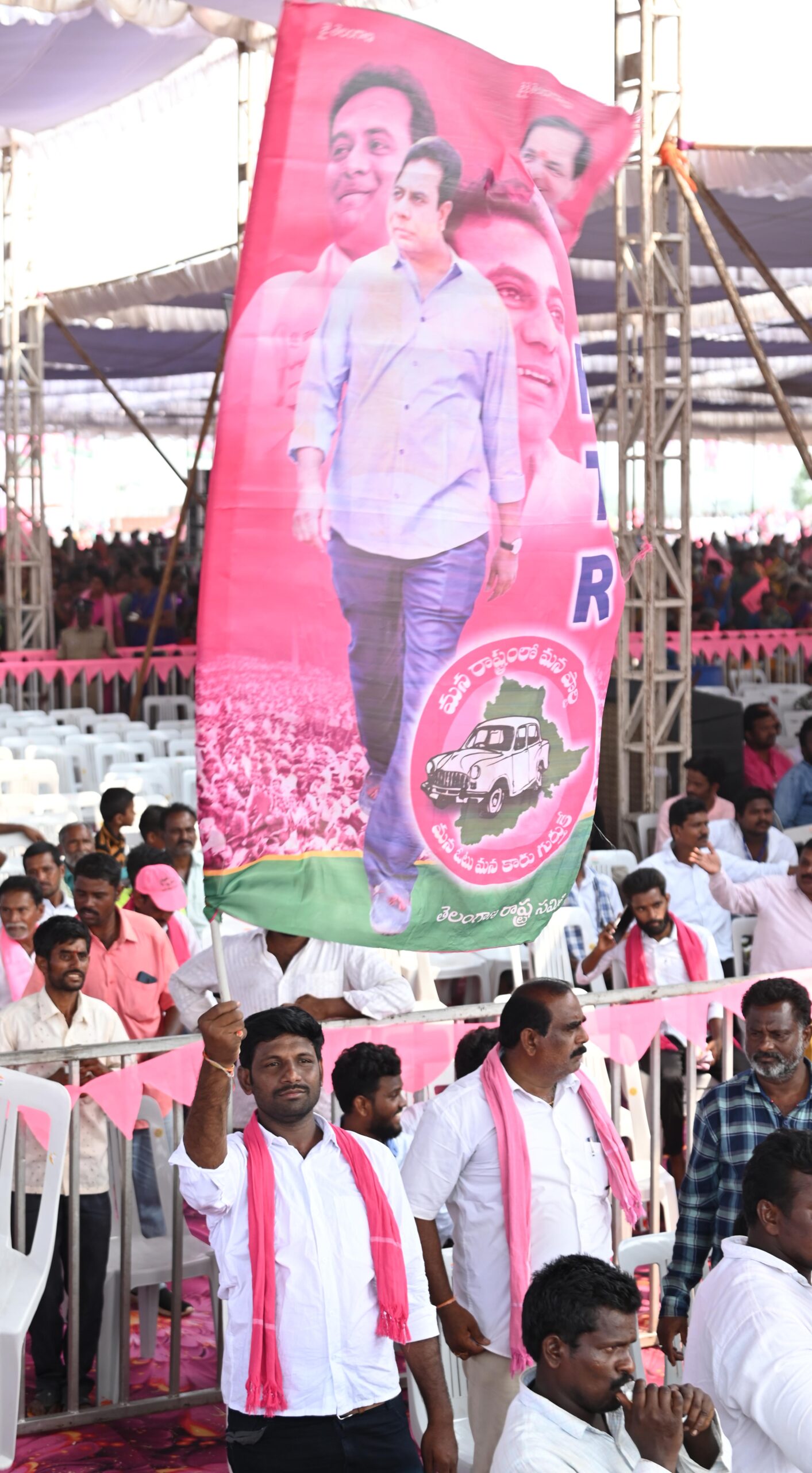 Brs Party President Kcr Participating In Praja Ashirvada Sabha At Huzurnagar