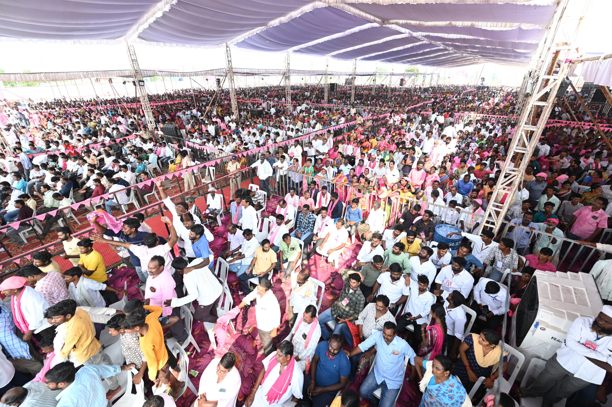Brs Party President Kcr Participating In Praja Ashirvada Sabha At Huzurnagar