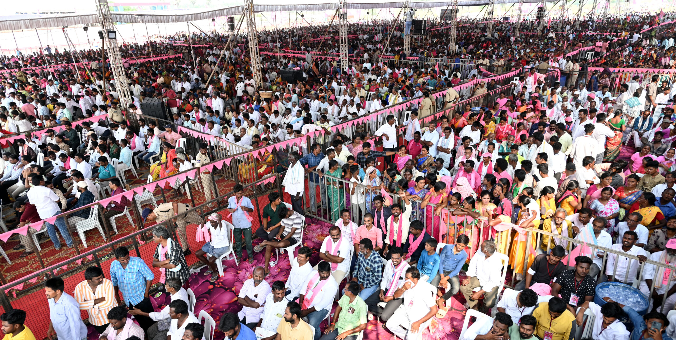 Brs Party President Kcr Participating In Praja Ashirvada Sabha At Huzurnagar