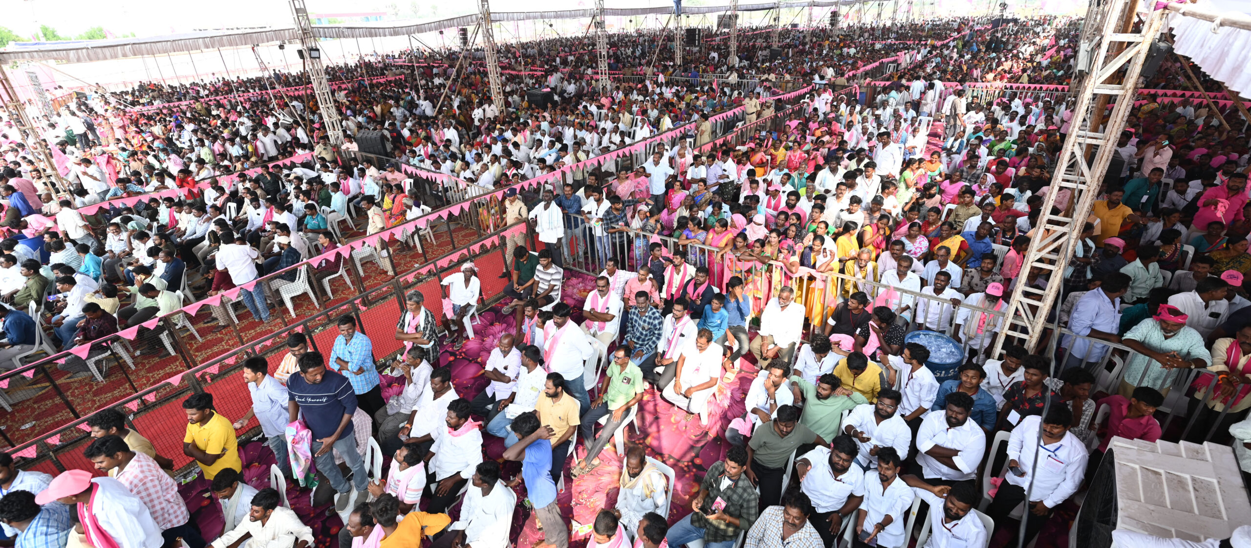 Brs Party President Kcr Participating In Praja Ashirvada Sabha At Huzurnagar