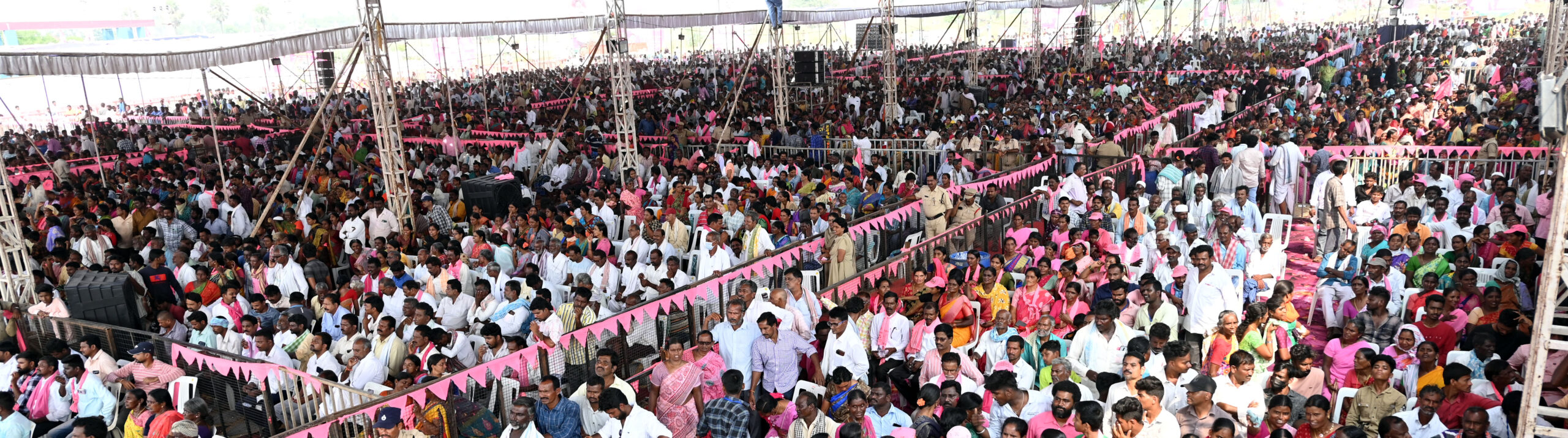 Brs Party President Kcr Participating In Praja Ashirvada Sabha At Huzurnagar
