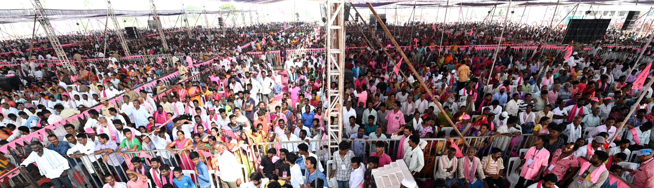 Brs Party President Kcr Participating In Praja Ashirvada Sabha At Huzurnagar