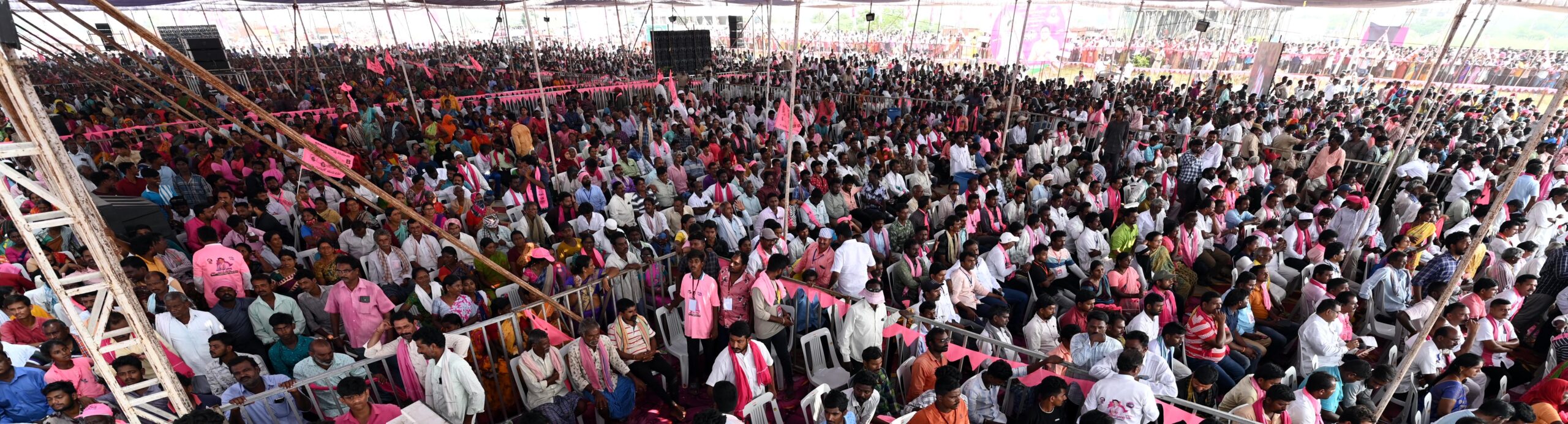Brs Party President Kcr Participating In Praja Ashirvada Sabha At Huzurnagar