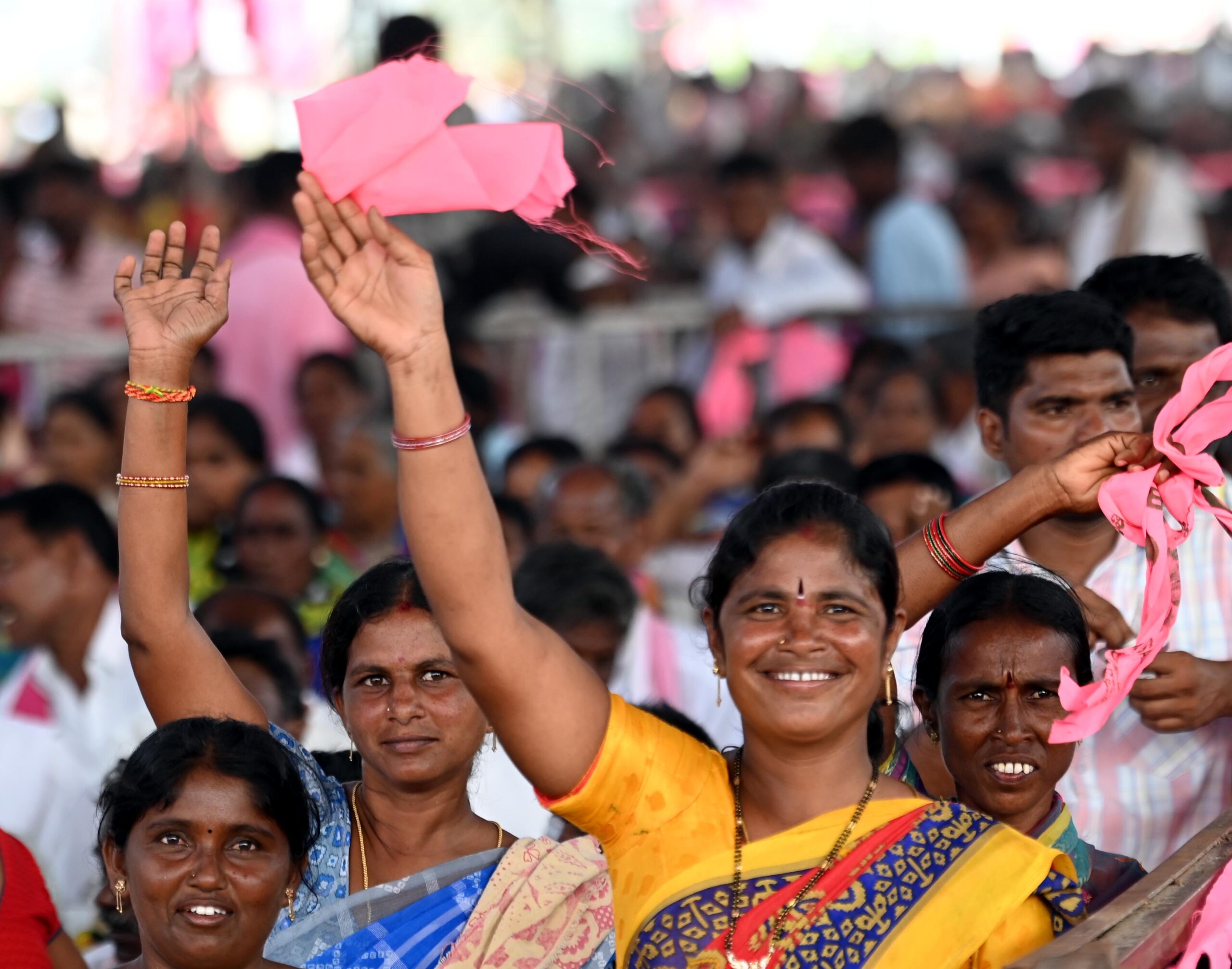 Brs Party President Kcr Participating In Praja Ashirvada Sabha At Huzurnagar