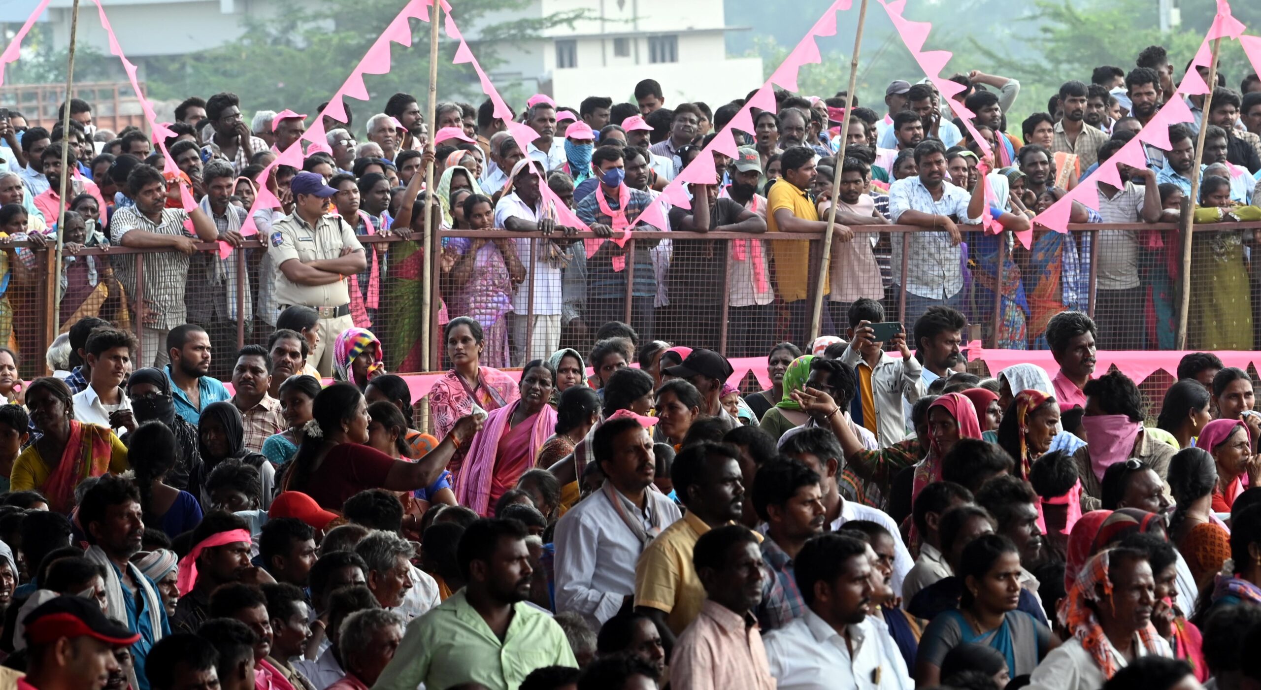 Brs Party President Kcr Participating In Praja Ashirvada Sabha At Huzurnagar