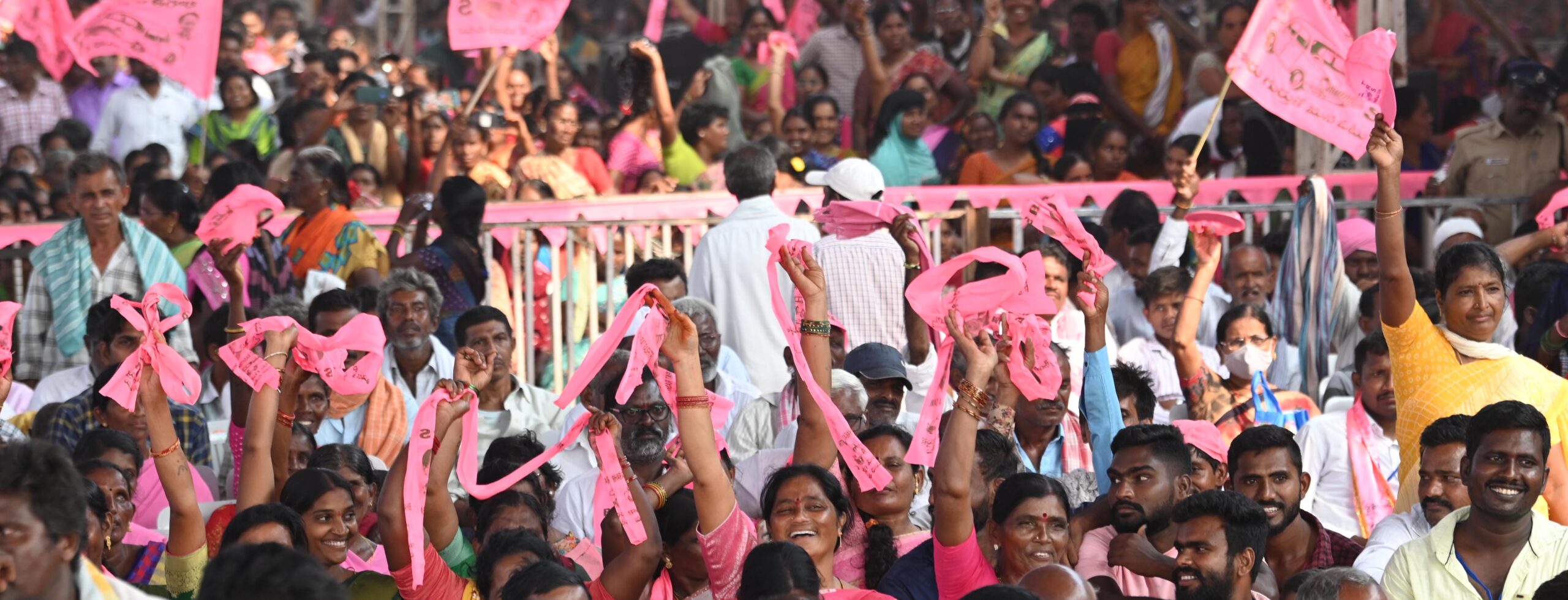 Brs Party President Kcr Participating In Praja Ashirvada Sabha At Huzurnagar
