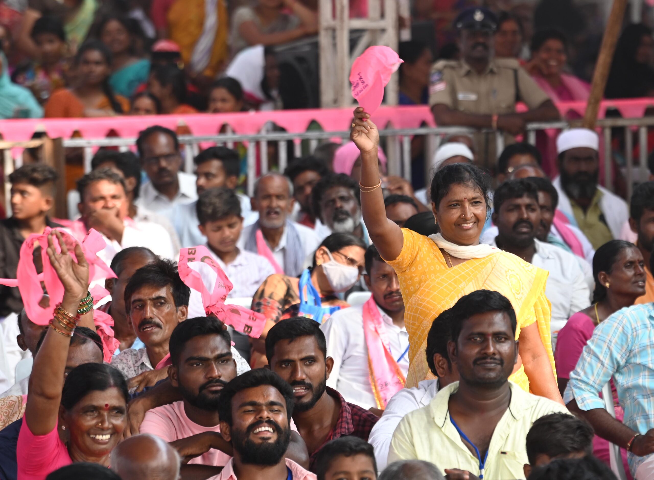 Brs Party President Kcr Participating In Praja Ashirvada Sabha At Huzurnagar