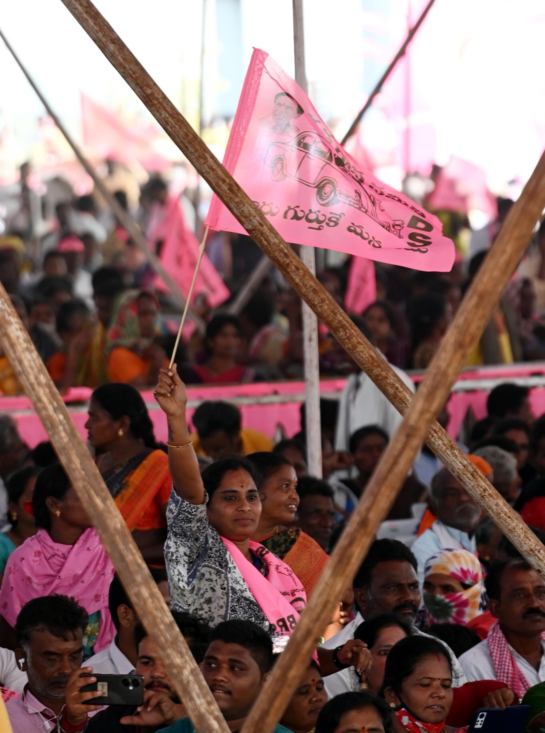 Brs Party President Kcr Participating In Praja Ashirvada Sabha At Huzurnagar