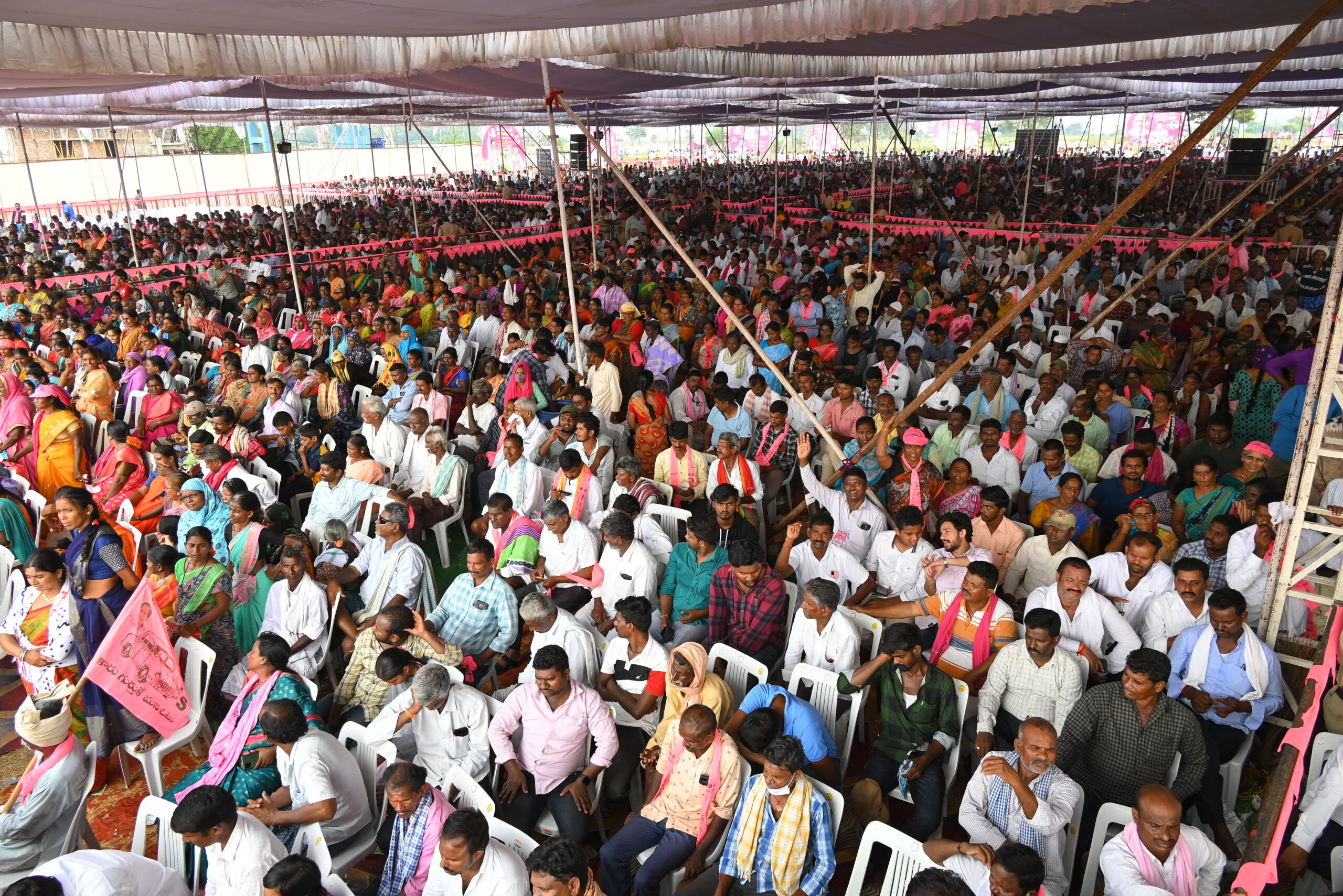 Brs Party President Kcr Participating In Praja Ashirvada Sabha At Huzurnagar