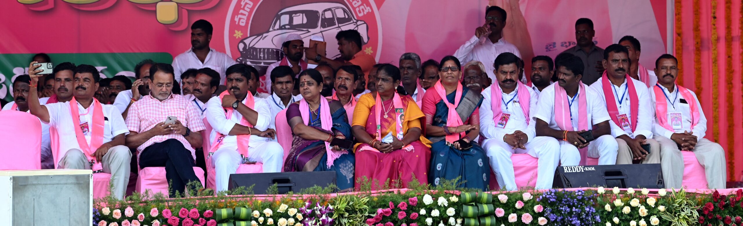 Brs Party President Kcr Participating In Praja Ashirvada Sabha At Huzurnagar