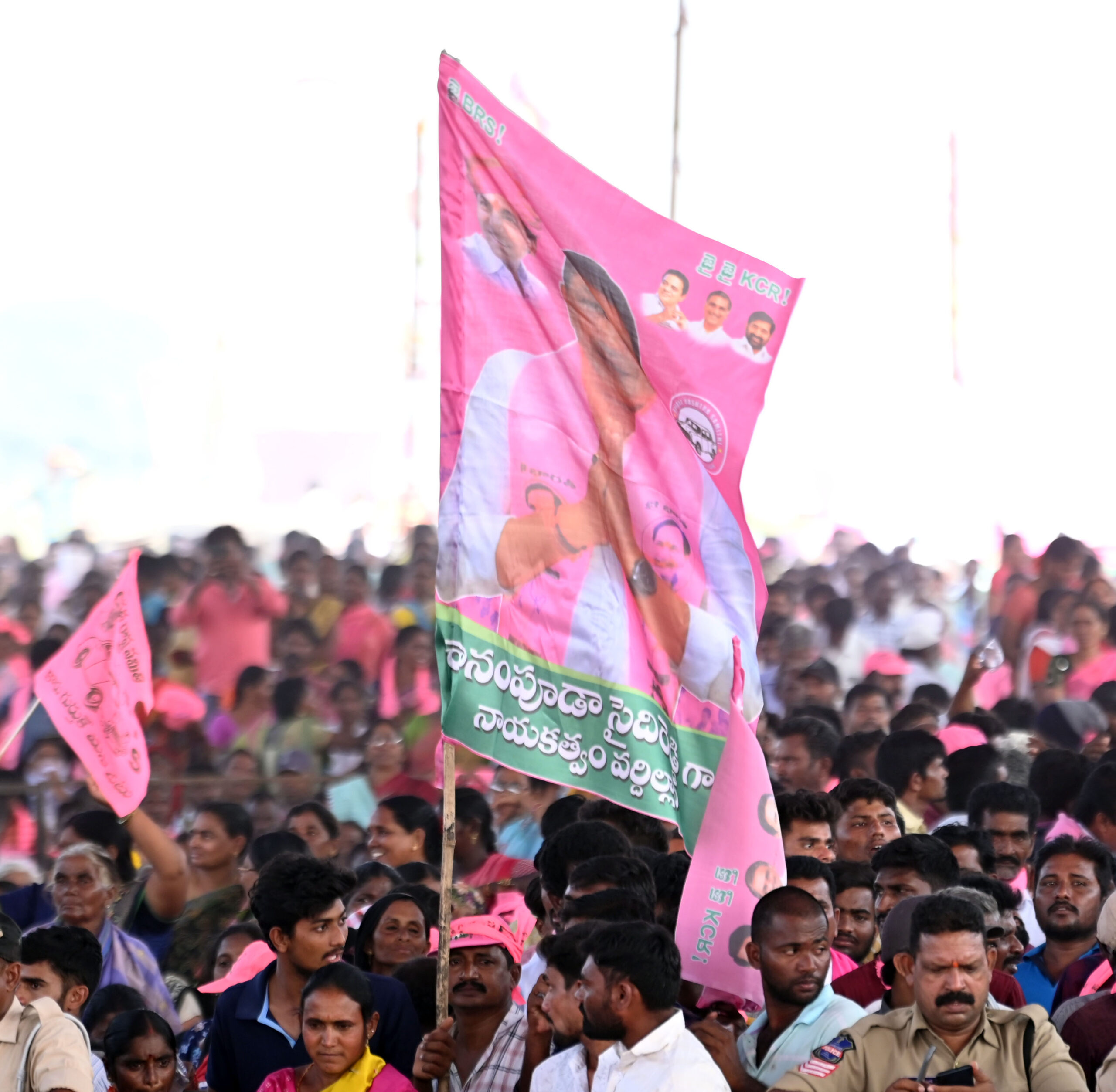 Brs Party President Kcr Participating In Praja Ashirvada Sabha At Huzurnagar