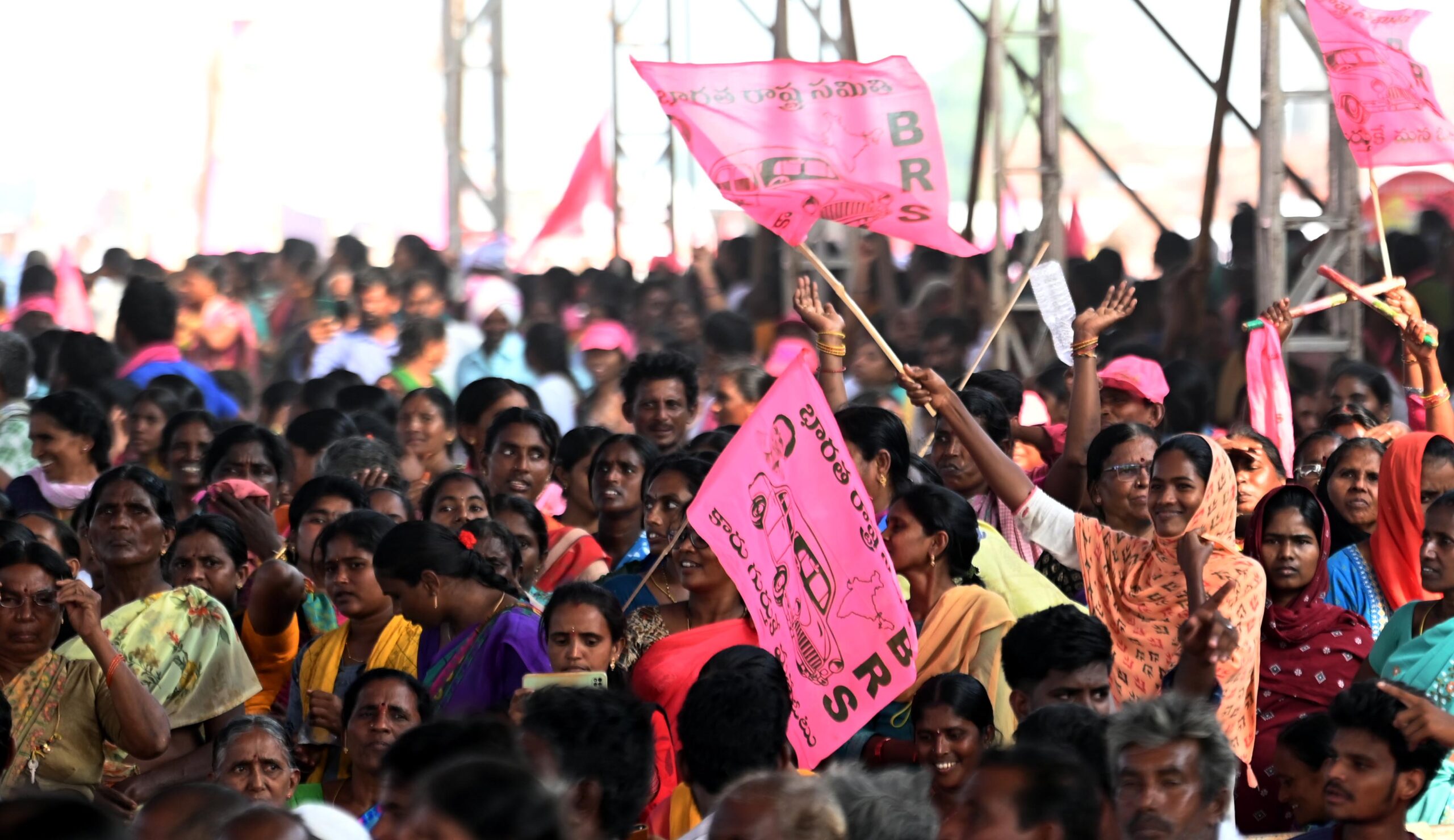 Brs Party President Kcr Participating In Praja Ashirvada Sabha At Huzurnagar