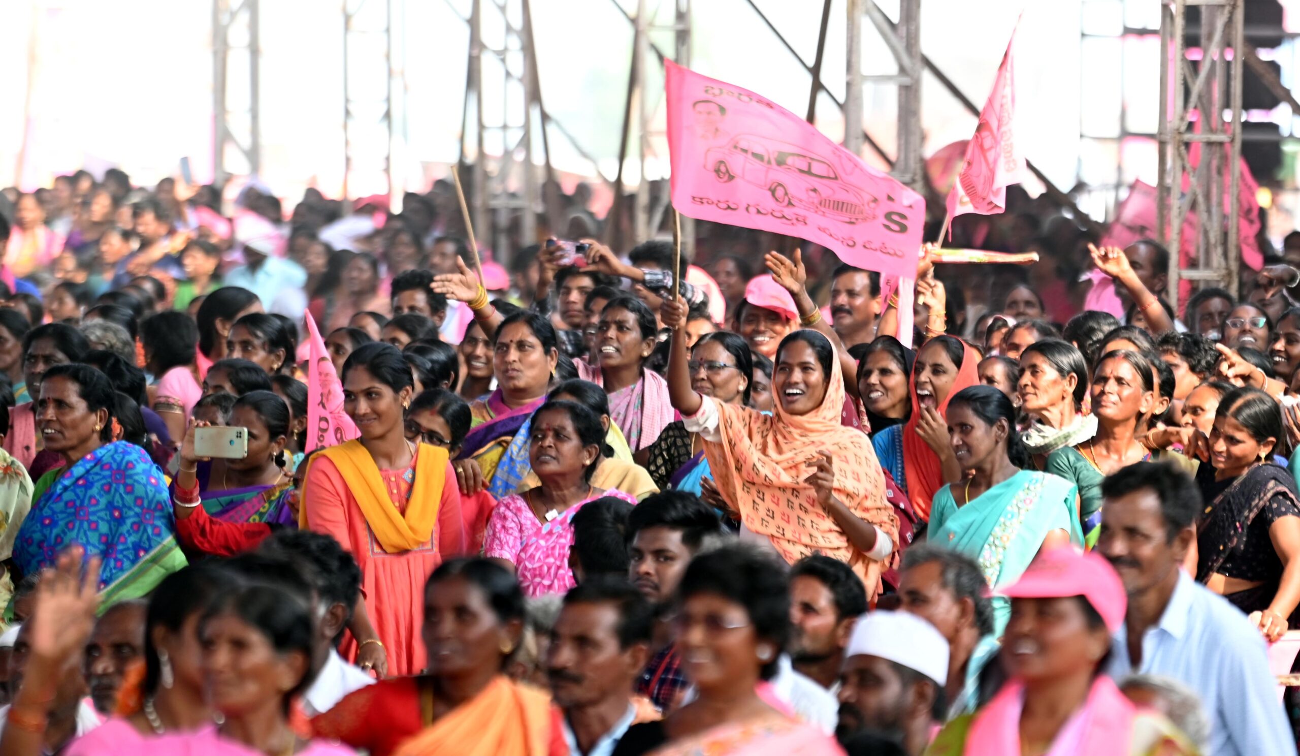 Brs Party President Kcr Participating In Praja Ashirvada Sabha At Huzurnagar