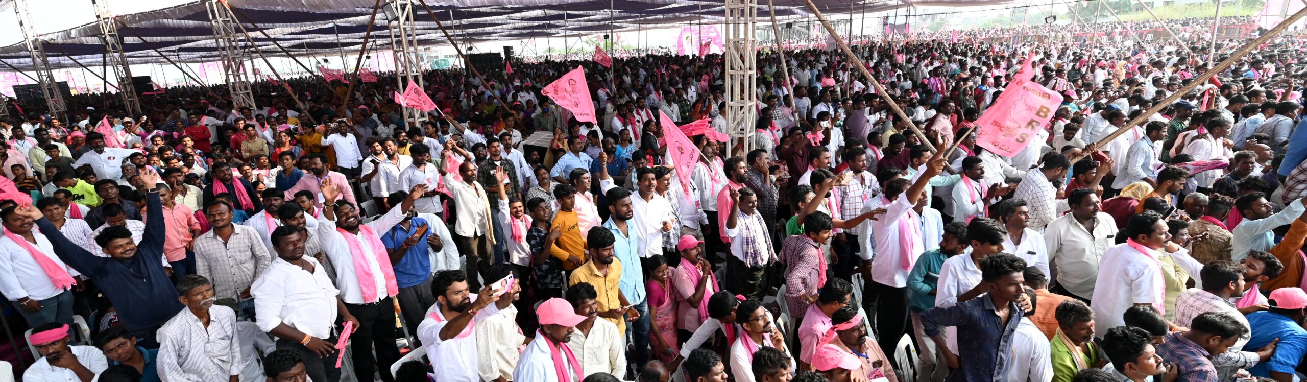 Brs Party President Kcr Participating In Praja Ashirvada Sabha At Huzurnagar
