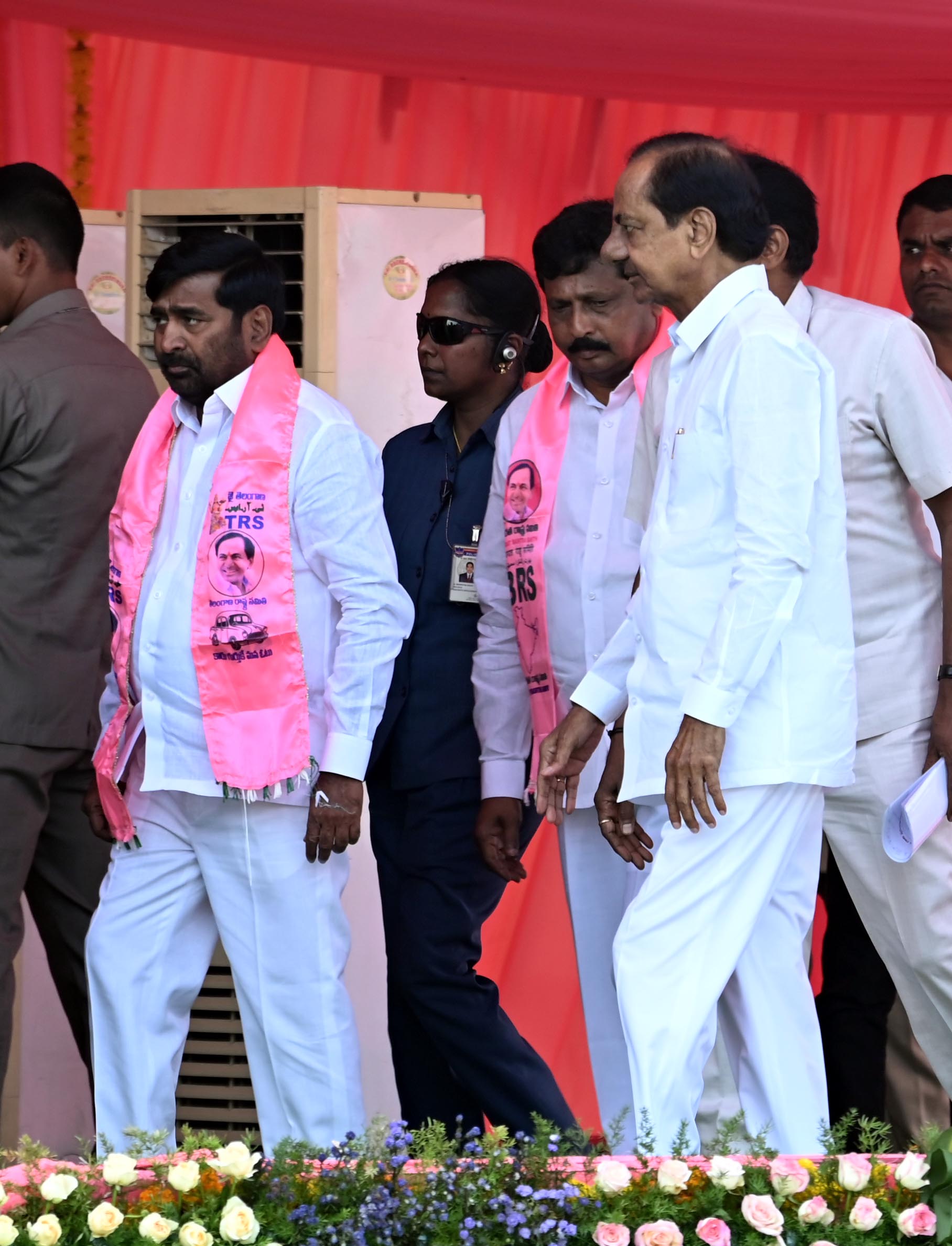 Brs Party President Kcr Participating In Praja Ashirvada Sabha At Huzurnagar