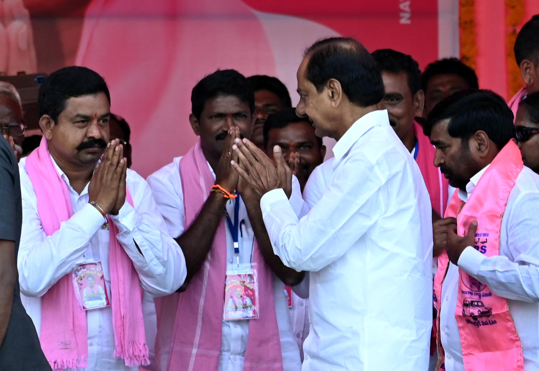 Brs Party President Kcr Participating In Praja Ashirvada Sabha At Huzurnagar