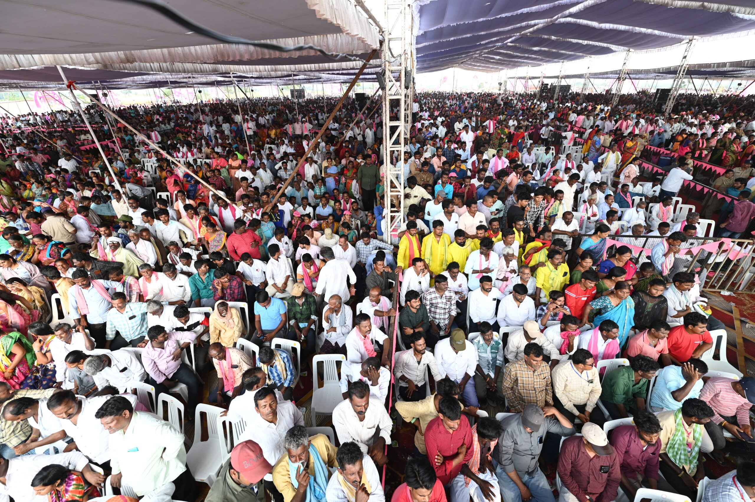 Brs Party President Kcr Participating In Praja Ashirvada Sabha At Huzurnagar