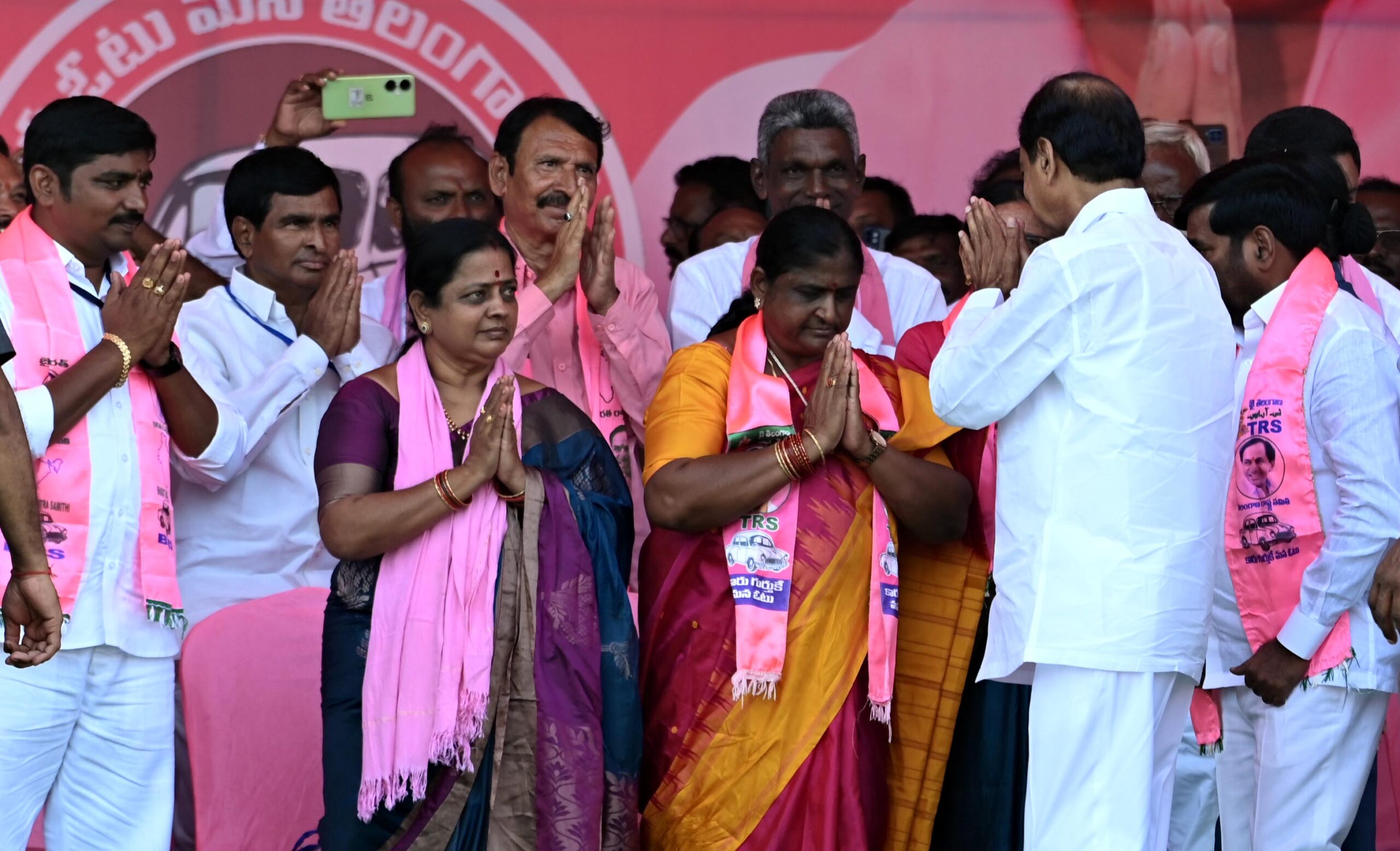 Brs Party President Kcr Participating In Praja Ashirvada Sabha At Huzurnagar