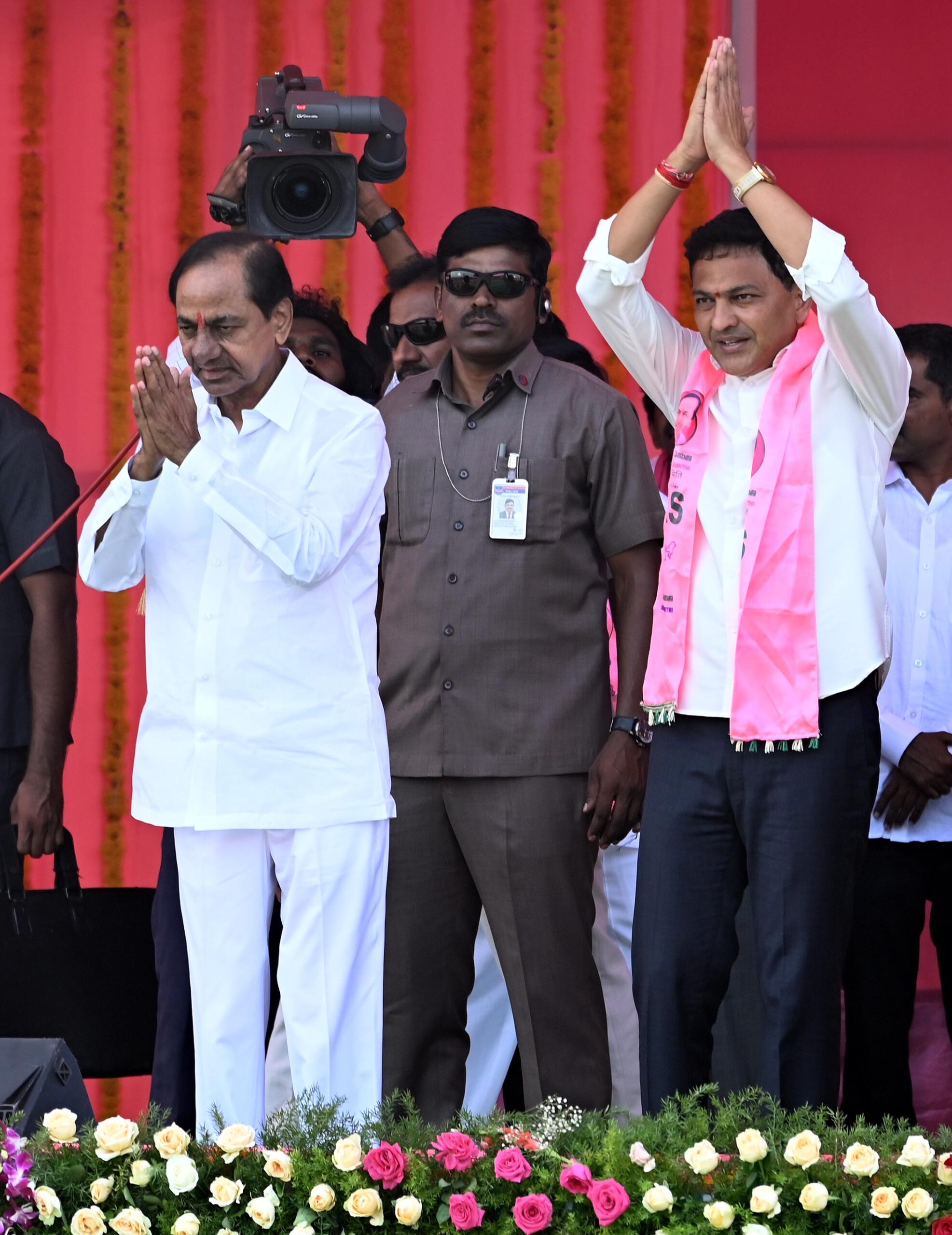 Brs Party President Kcr Participating In Praja Ashirvada Sabha At Huzurnagar