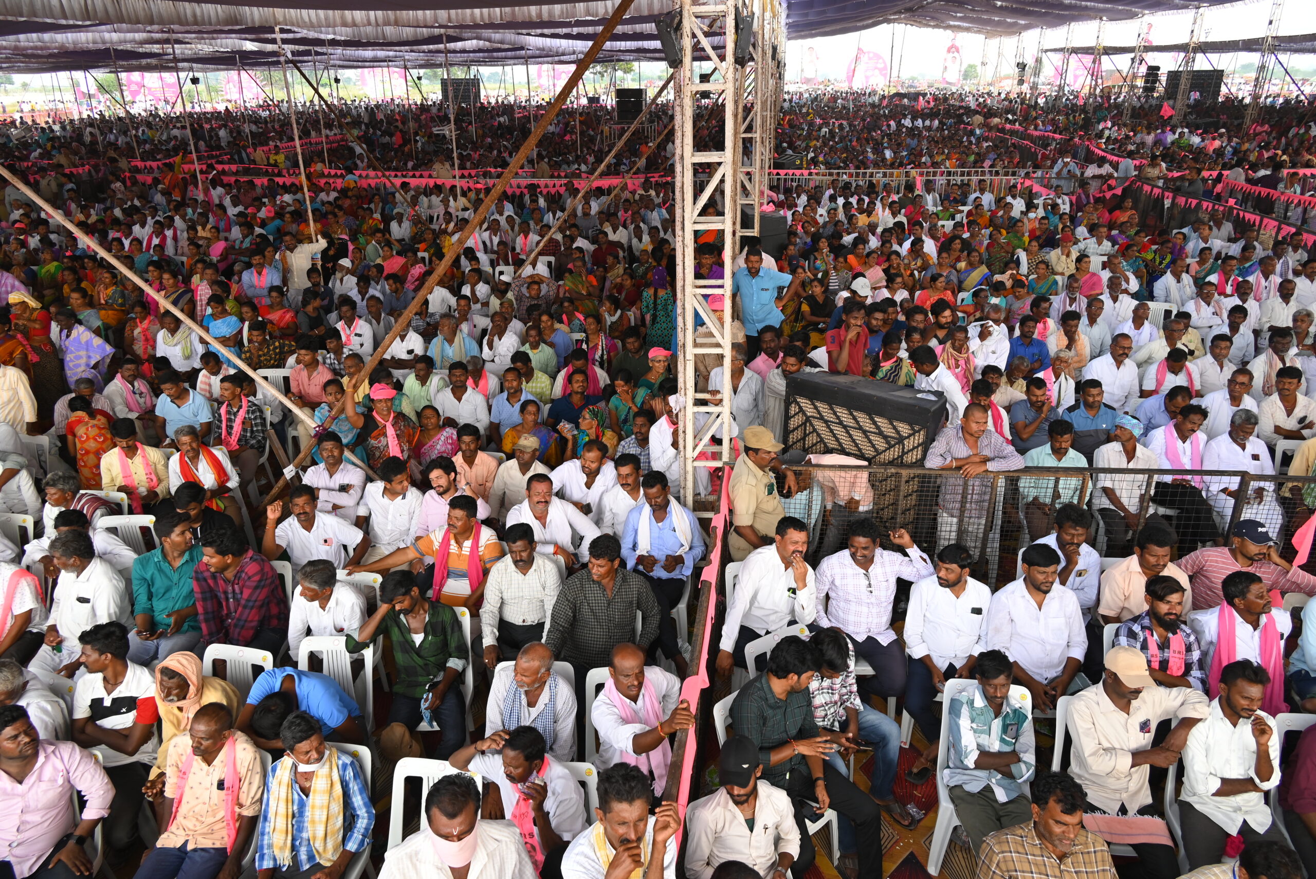 Brs Party President Kcr Participating In Praja Ashirvada Sabha At Huzurnagar