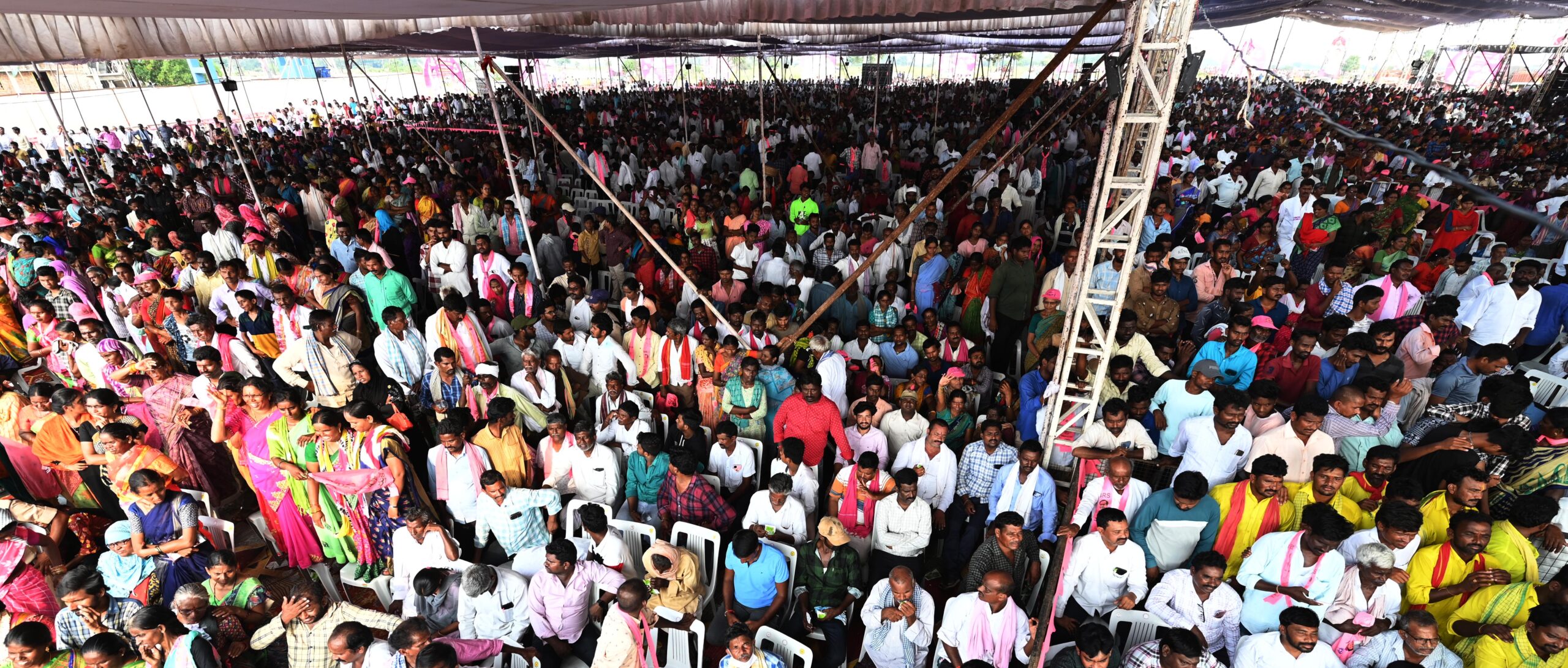 Brs Party President Kcr Participating In Praja Ashirvada Sabha At Huzurnagar