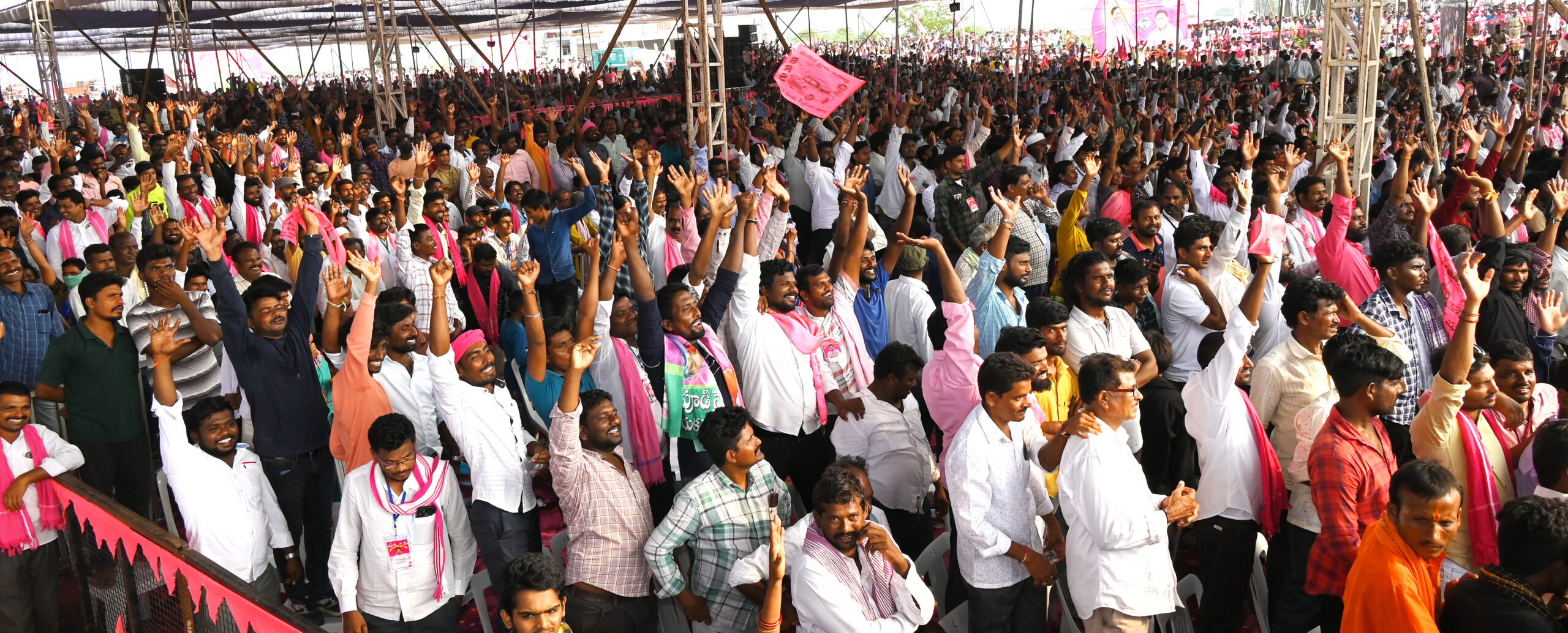 Brs Party President Kcr Participating In Praja Ashirvada Sabha At Huzurnagar