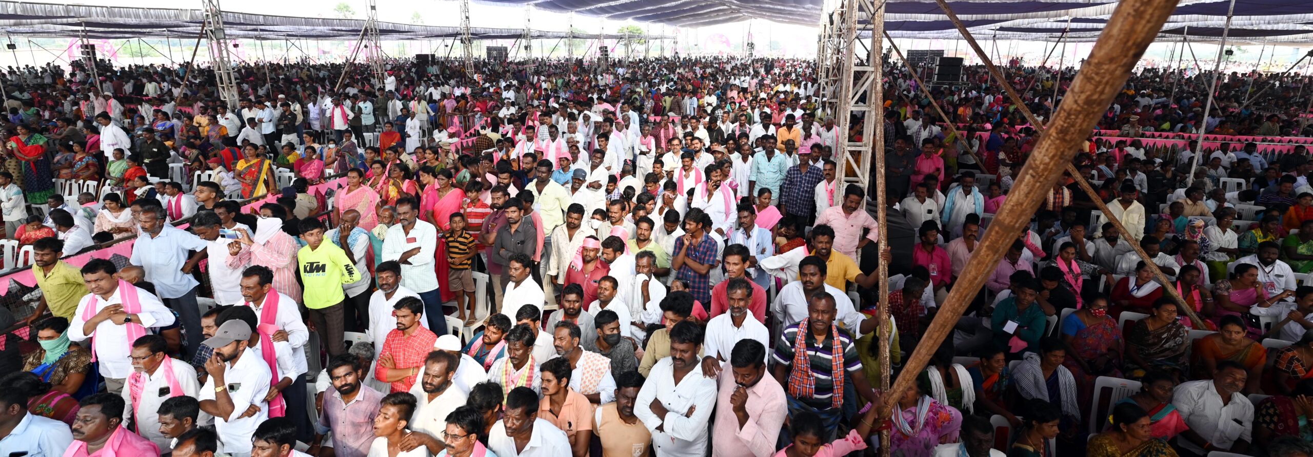 Brs Party President Kcr Participating In Praja Ashirvada Sabha At Huzurnagar