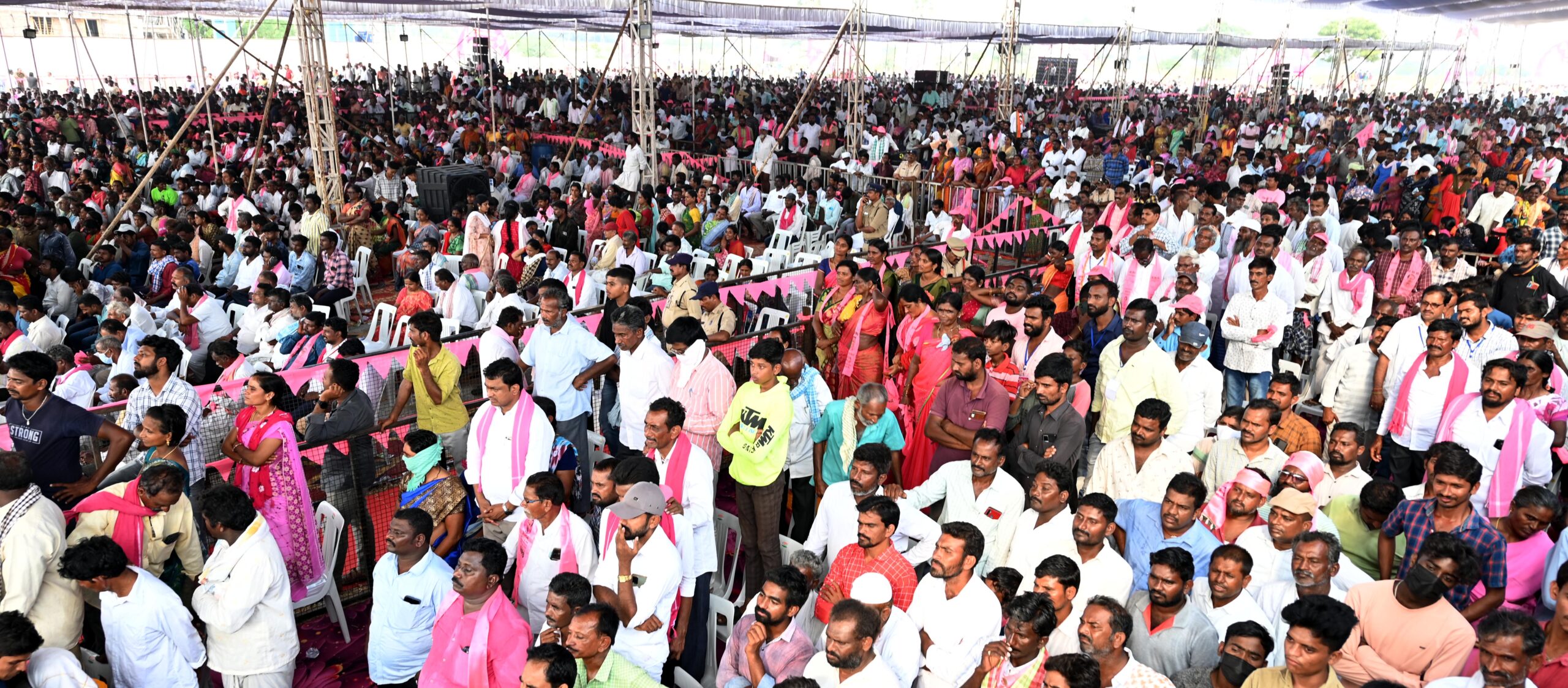 Brs Party President Kcr Participating In Praja Ashirvada Sabha At Huzurnagar