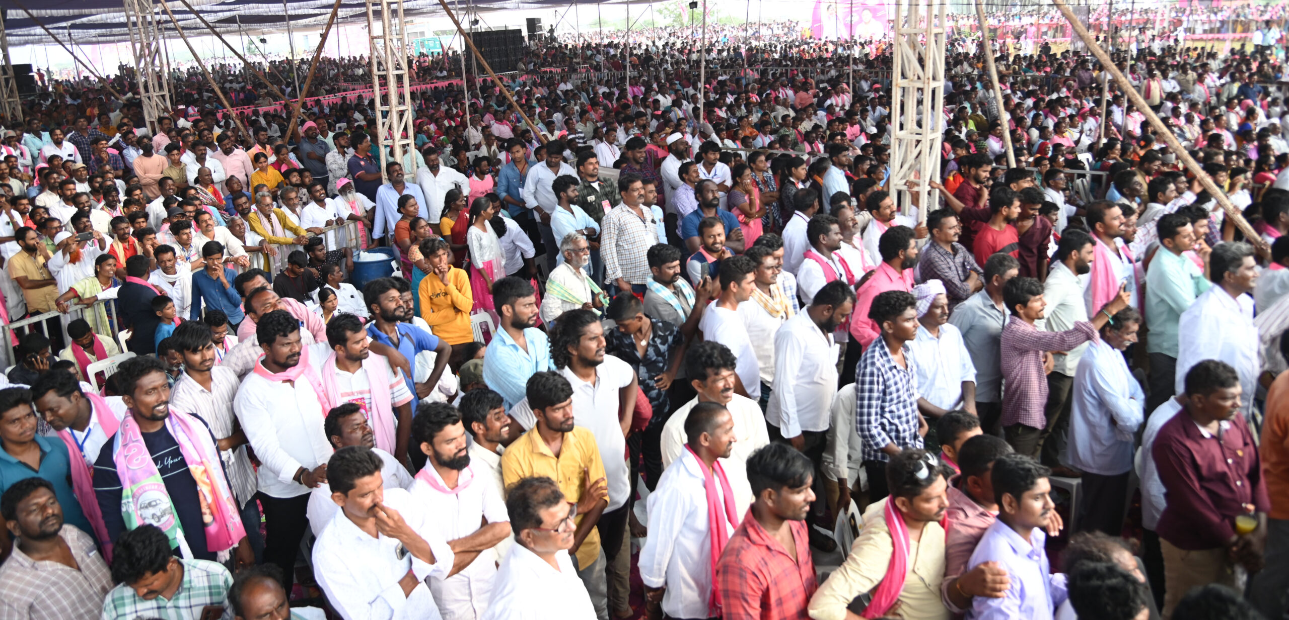 Brs Party President Kcr Participating In Praja Ashirvada Sabha At Huzurnagar