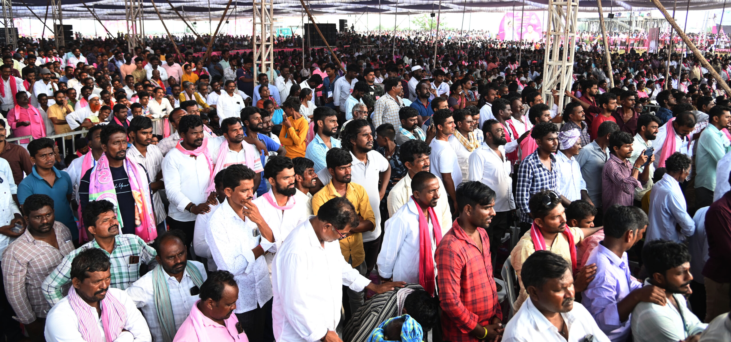 Brs Party President Kcr Participating In Praja Ashirvada Sabha At Huzurnagar