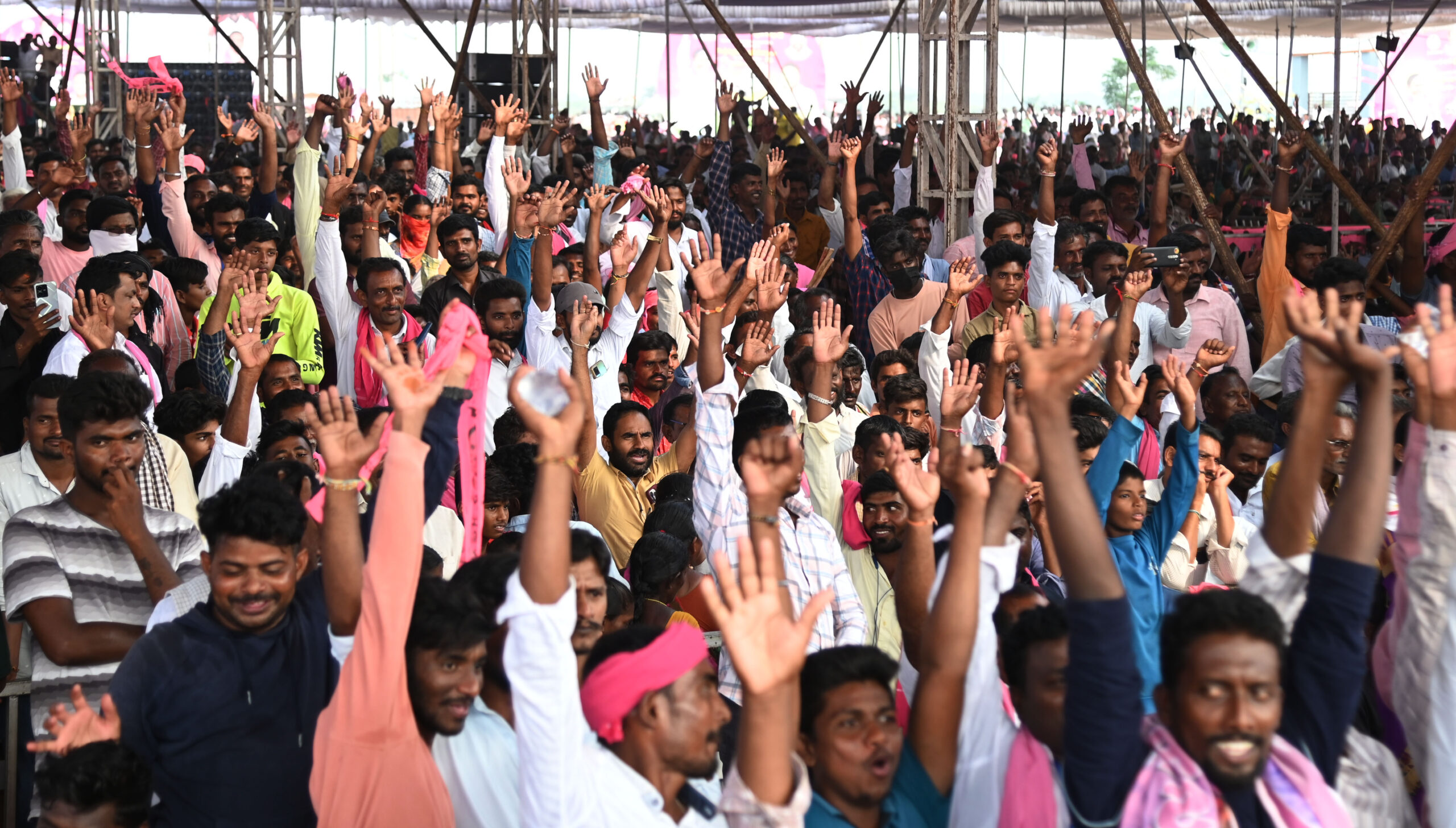 Brs Party President Kcr Participating In Praja Ashirvada Sabha At Huzurnagar