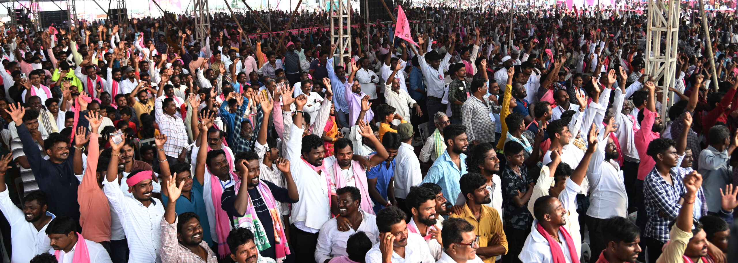 Brs Party President Kcr Participating In Praja Ashirvada Sabha At Huzurnagar