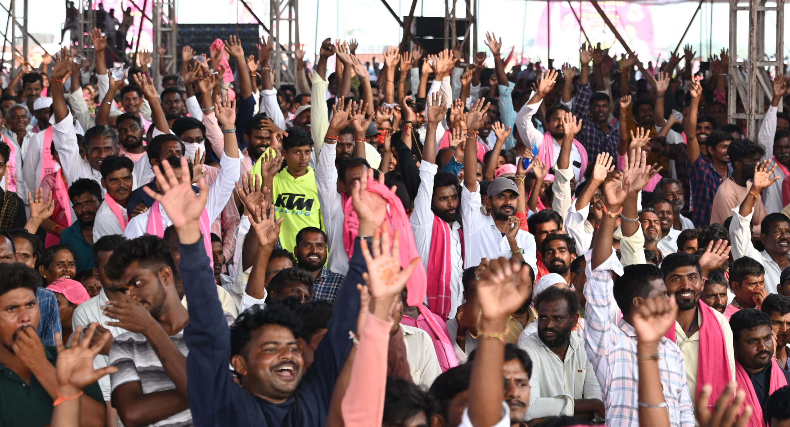 Brs Party President Kcr Participating In Praja Ashirvada Sabha At Huzurnagar
