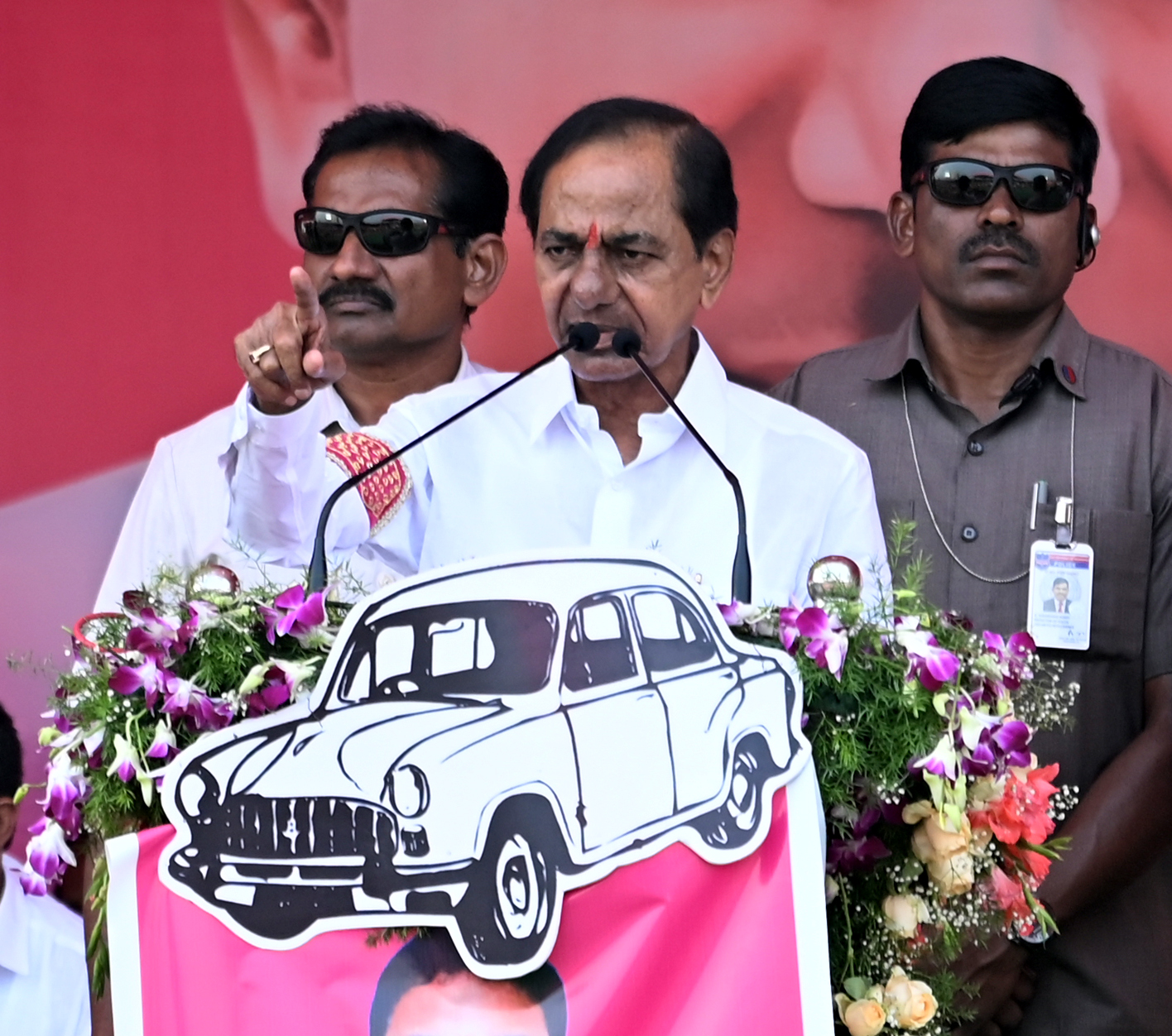 Brs Party President Kcr Participating In Praja Ashirvada Sabha At Huzurnagar