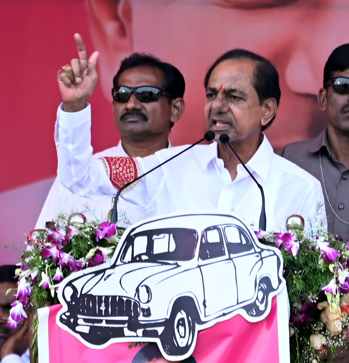 Brs Party President Kcr Participating In Praja Ashirvada Sabha At Huzurnagar