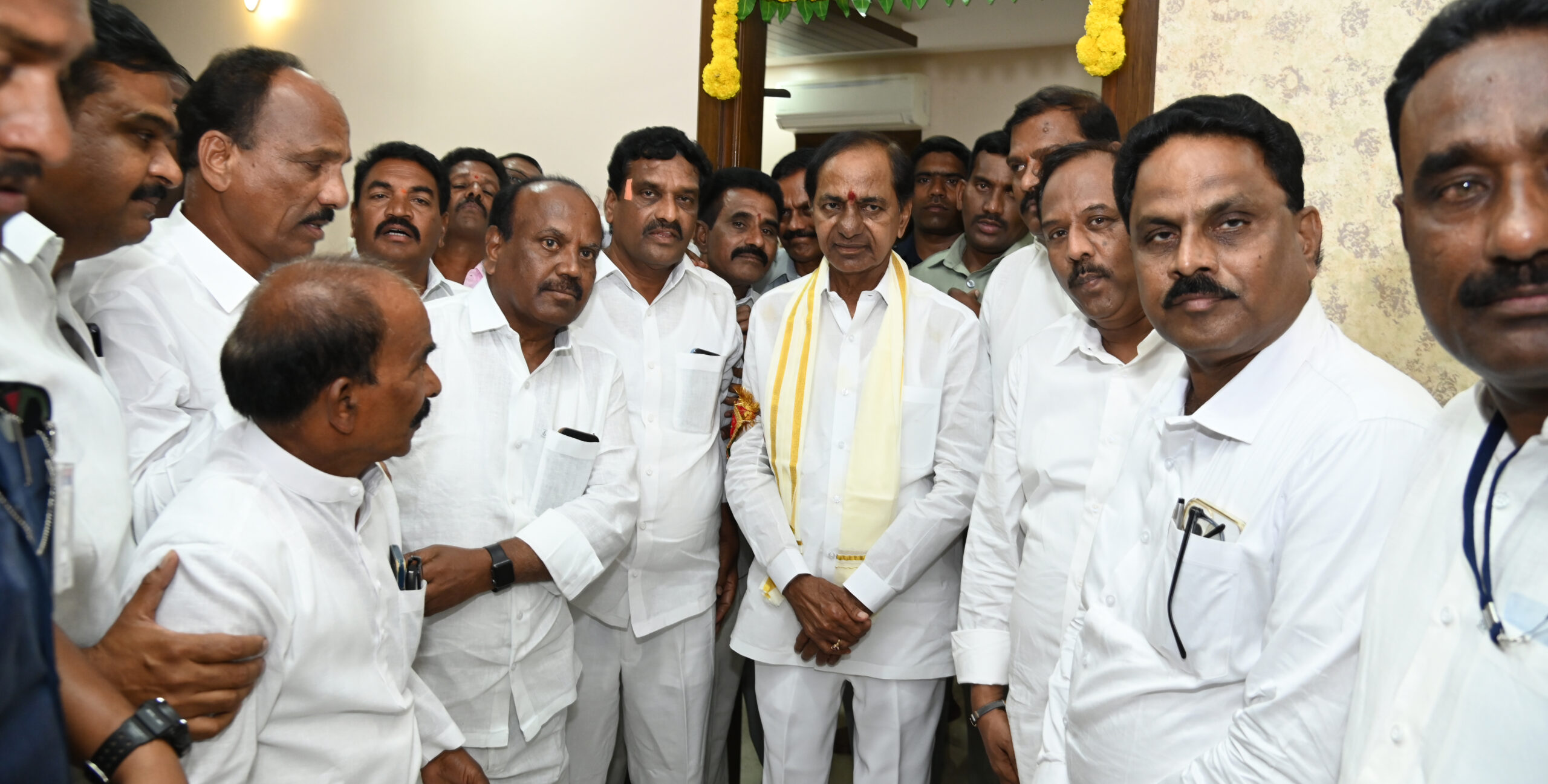 Brs Party President Kcr Participating In Praja Ashirvada Sabha At Kamareddy