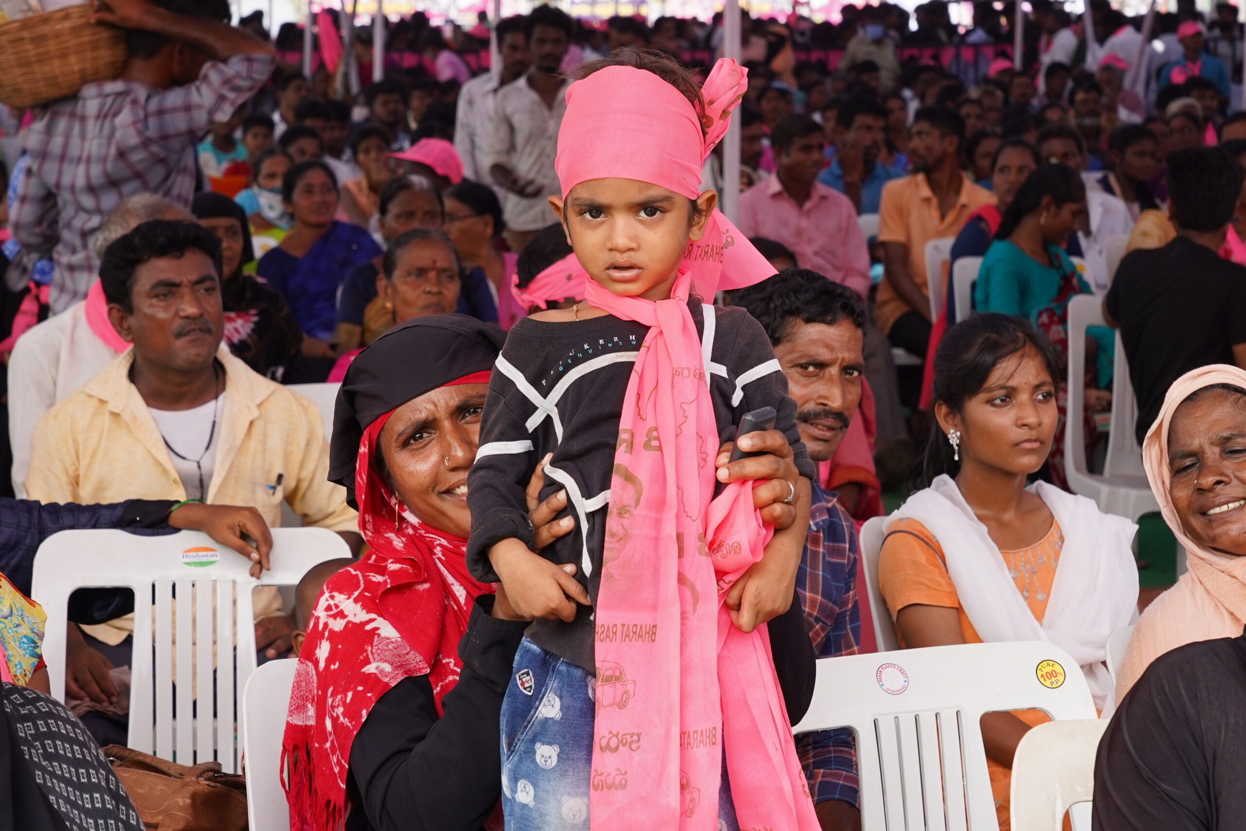 Brs Party President Kcr Participating In Praja Ashirvada Sabha At Kothagudem