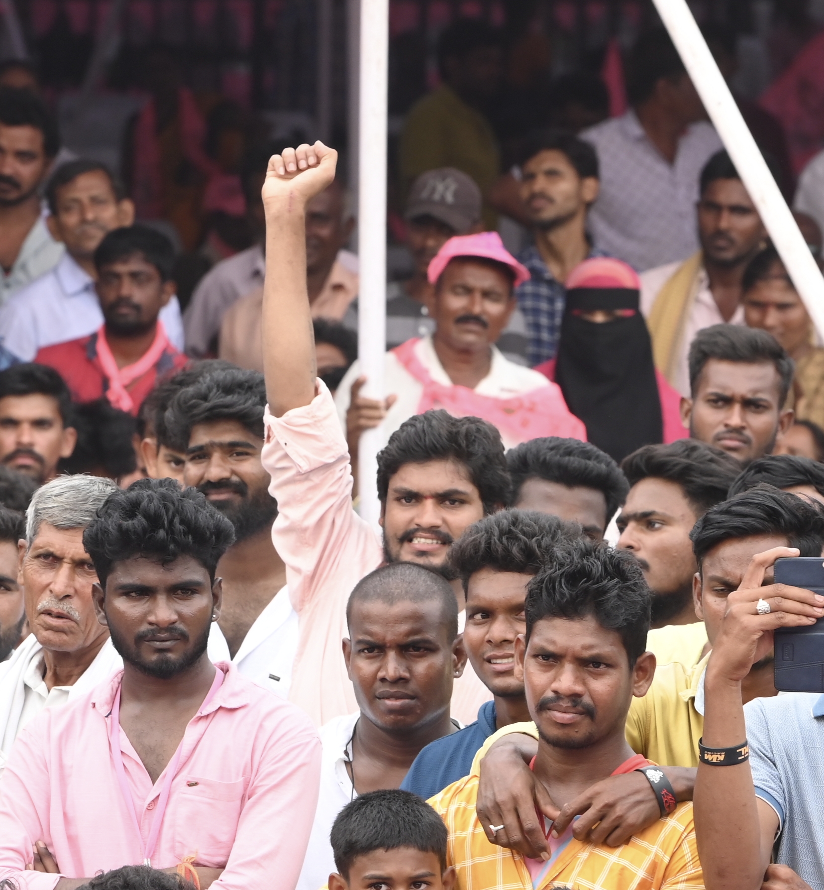 Brs Party President Kcr Participating In Praja Ashirvada Sabha At Kothagudem
