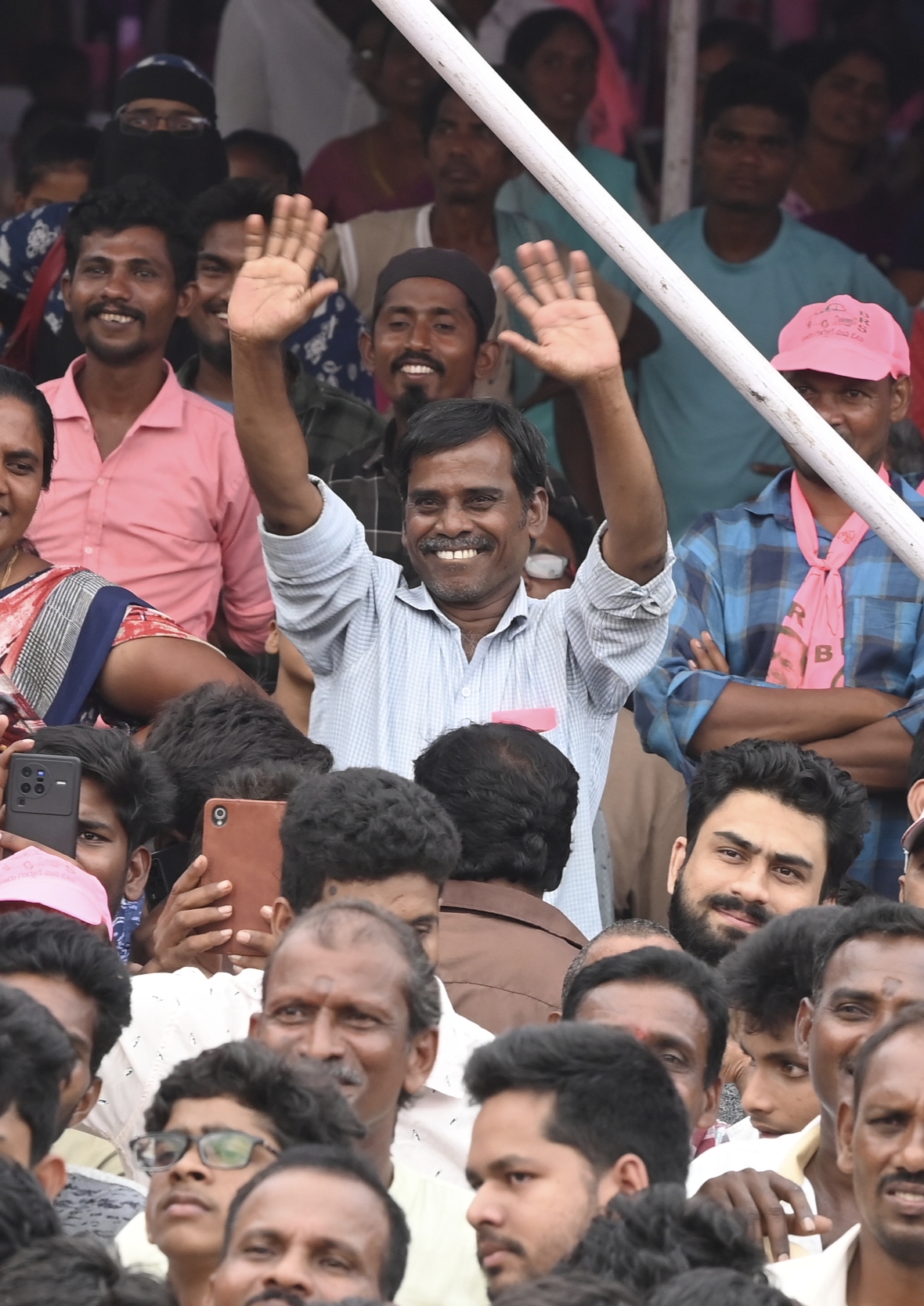 Brs Party President Kcr Participating In Praja Ashirvada Sabha At Kothagudem
