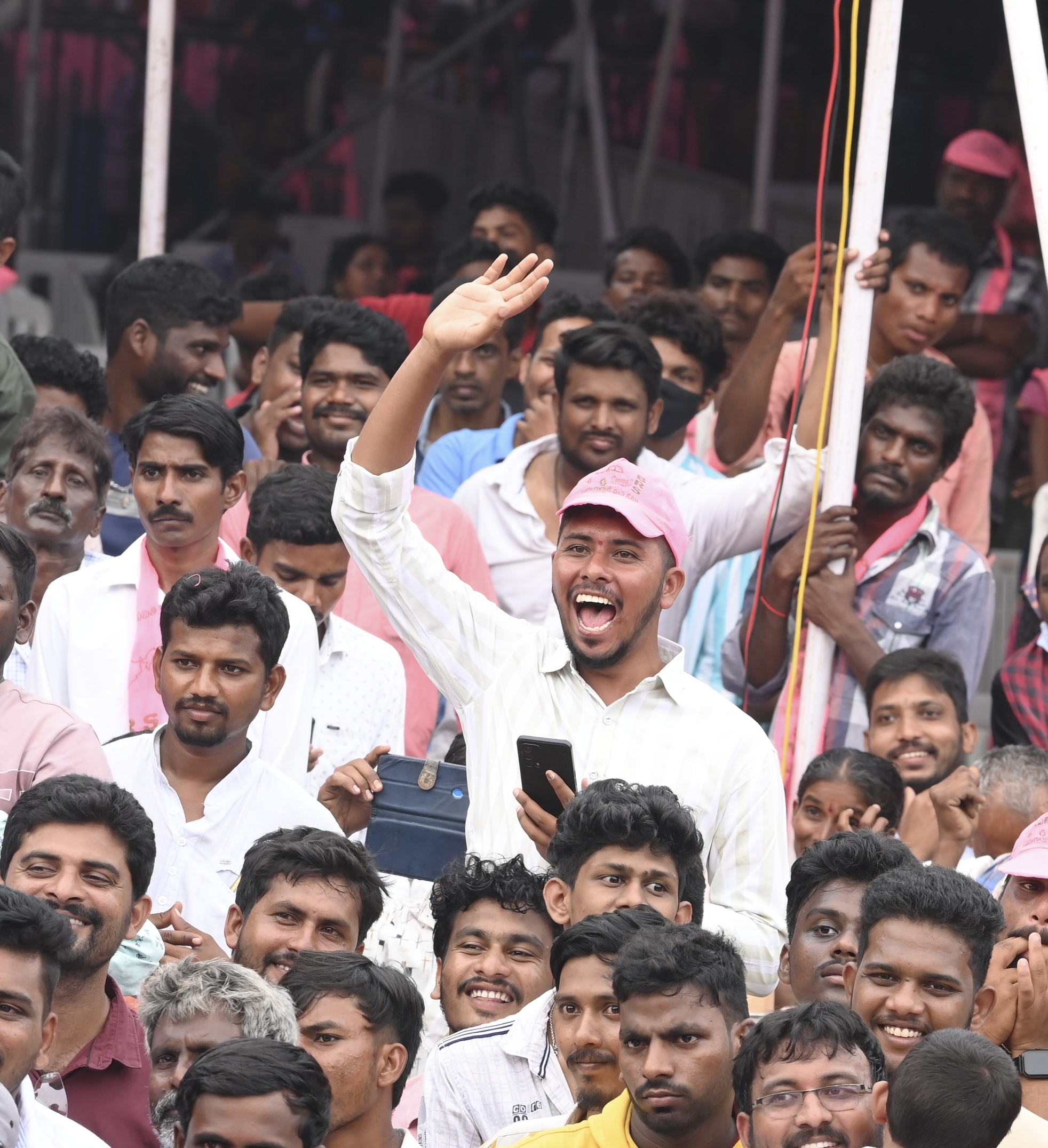 Brs Party President Kcr Participating In Praja Ashirvada Sabha At Kothagudem