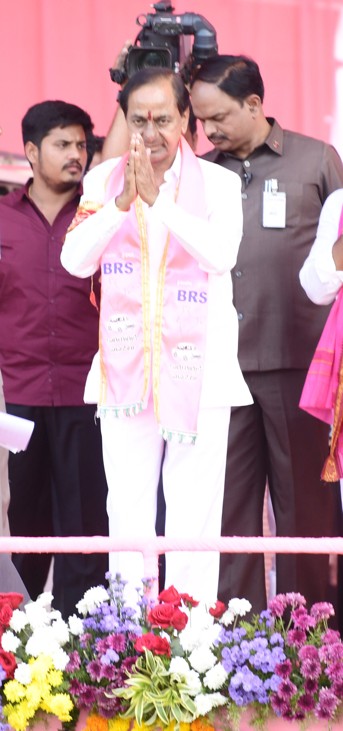 Brs Party President Kcr Participating In Praja Ashirvada Sabha At Mahabubnagar