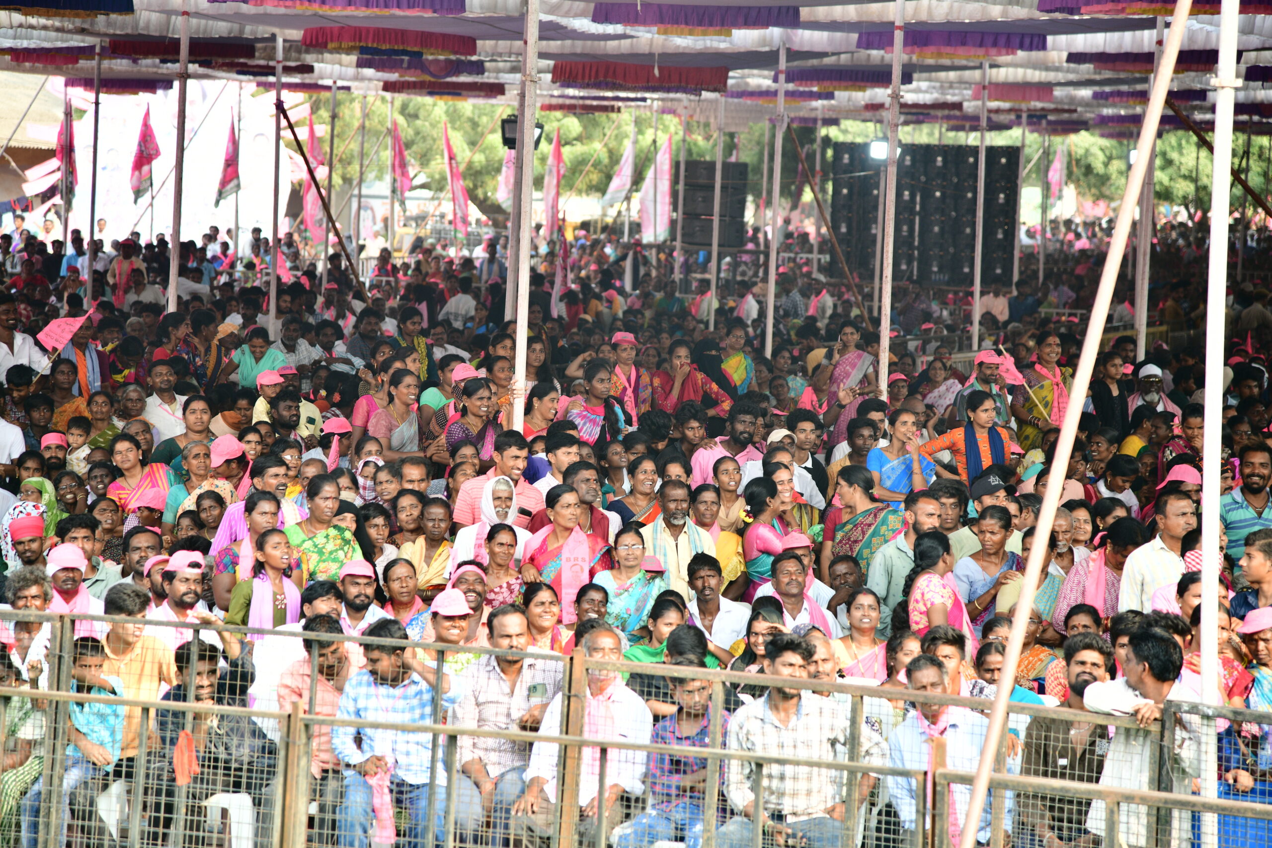 Brs Party President Kcr Participating In Praja Ashirvada Sabha At Miryalaguda