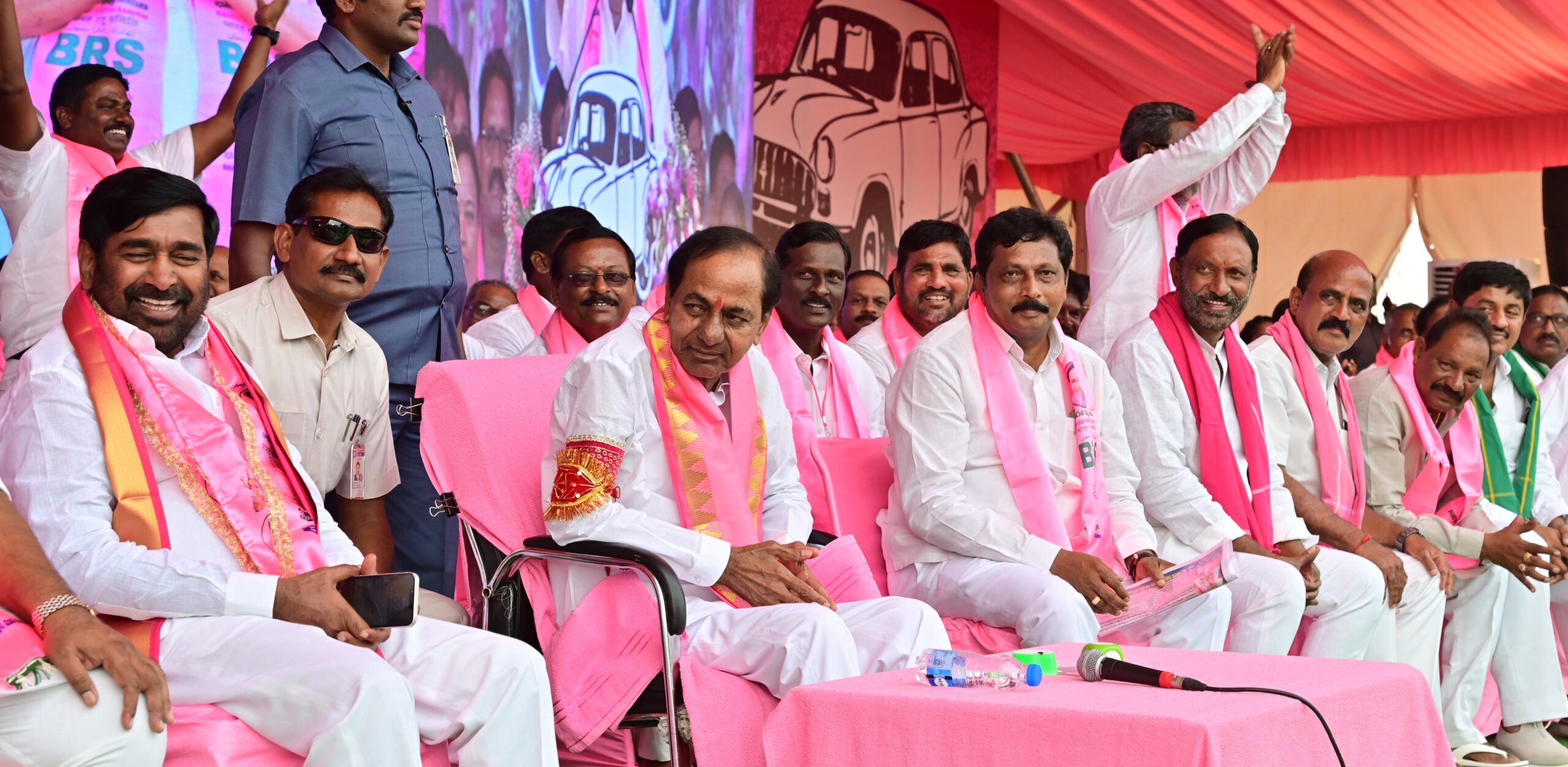 Brs Party President Kcr Participating In Praja Ashirvada Sabha At Miryalaguda